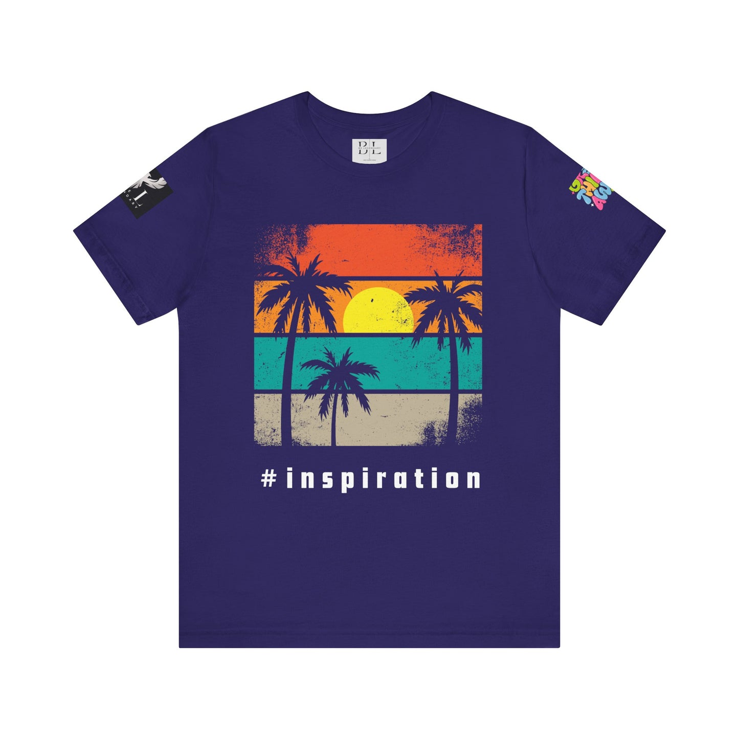 Be Legendary 'Dusk Till Damn" Sunset Inspiration Graphic Tee for Motivational Vibes