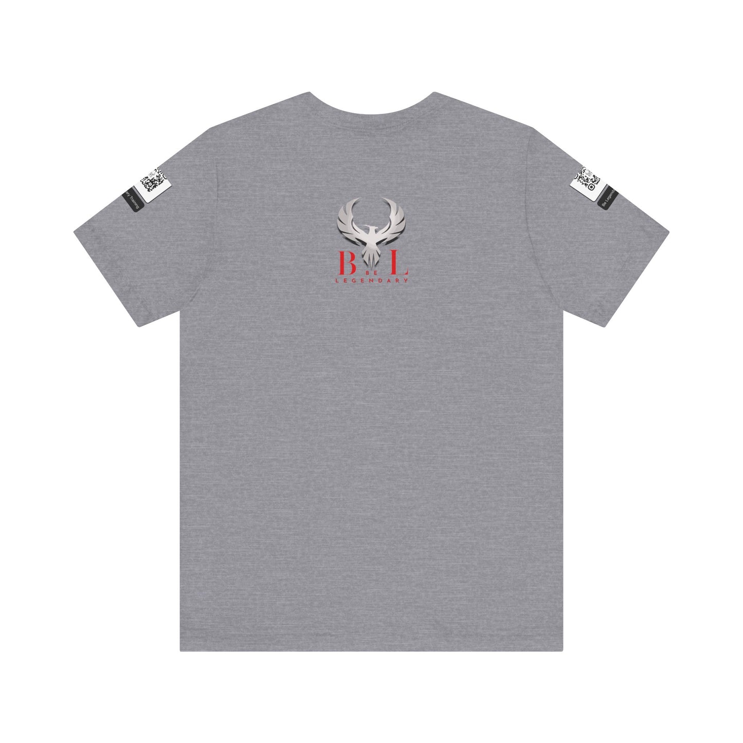 Be Legendary "Never Quit" Unisex Tee - Motivational Short Sleeve Shirt