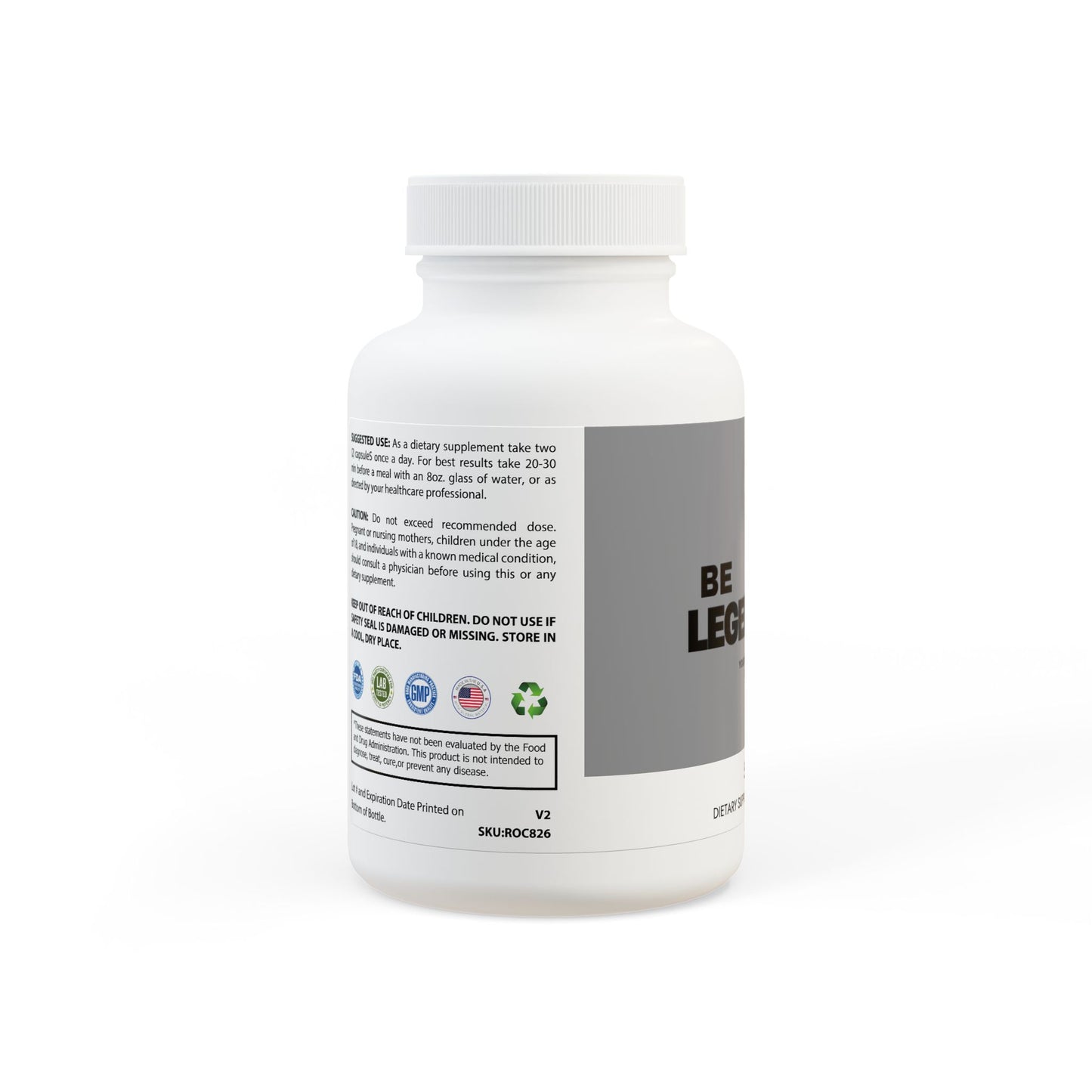 Be Legendary 5-HTP Supplement (60 Capsules)