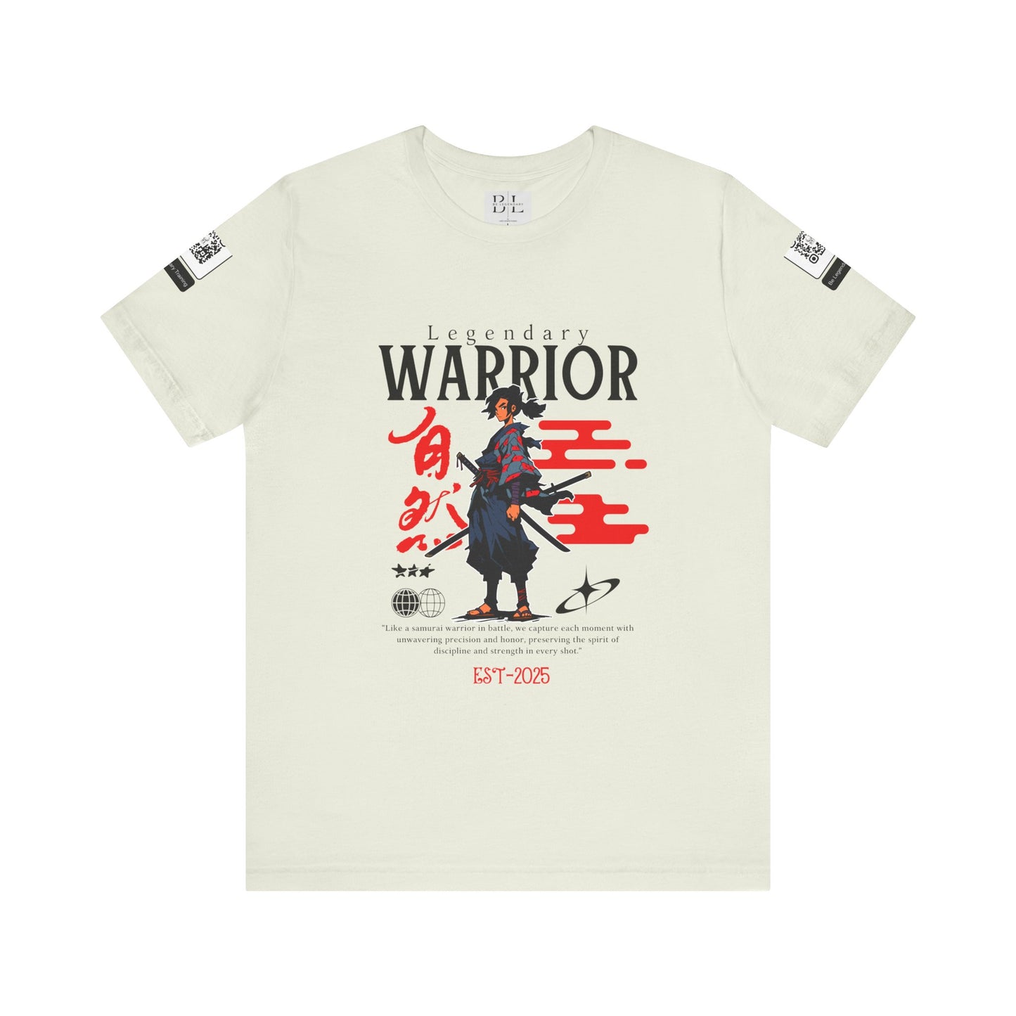 Samurai Warrior Unisex Tee - Bold Graphic T-Shirt for Anime Fans
