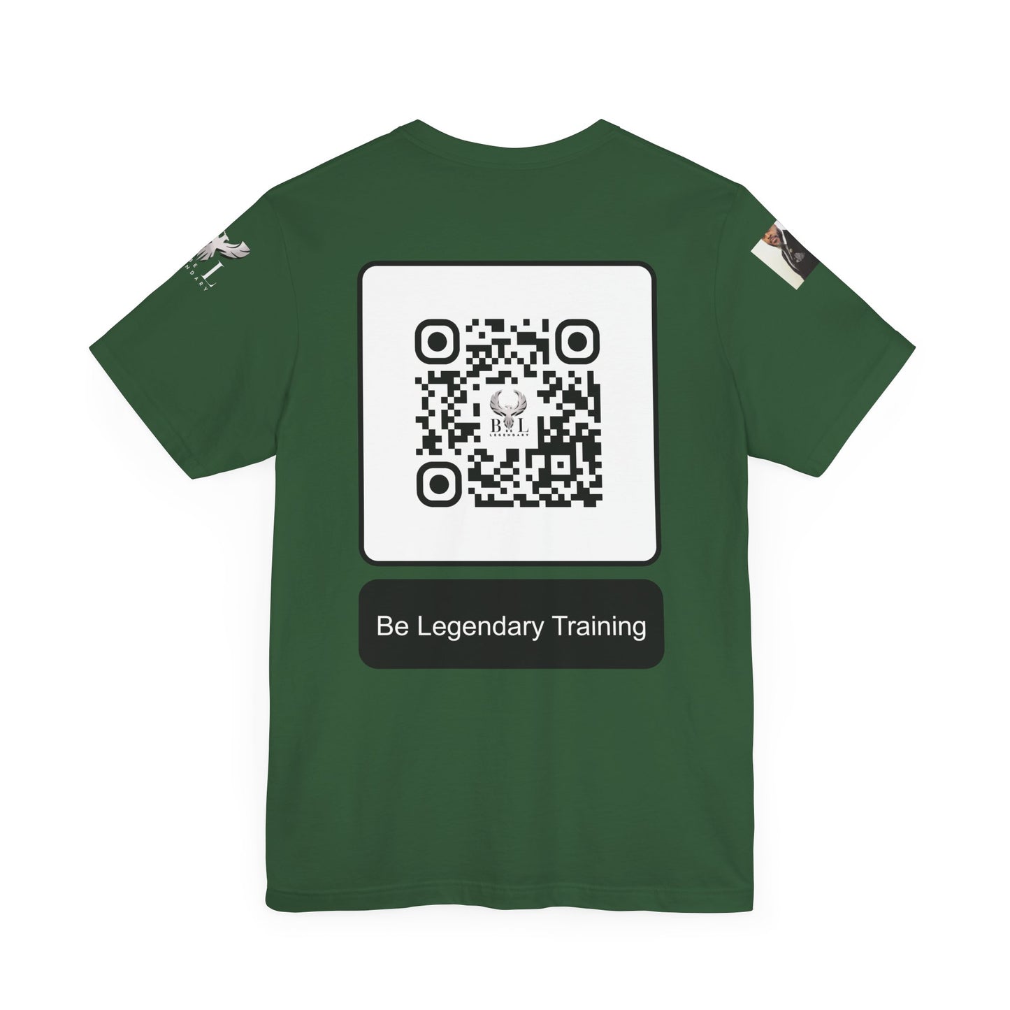Be Legendary "Pearly Gates" Inspirational Unisex Tee: 'Blessings from Heaven' - Orange Short Sleeve Shirt