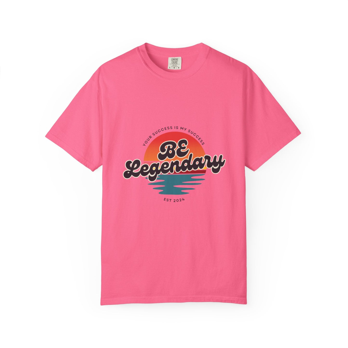 Be Legendary Unisex "Walk On Water" -Dyed T-Shirt – Motivational Tee for Success