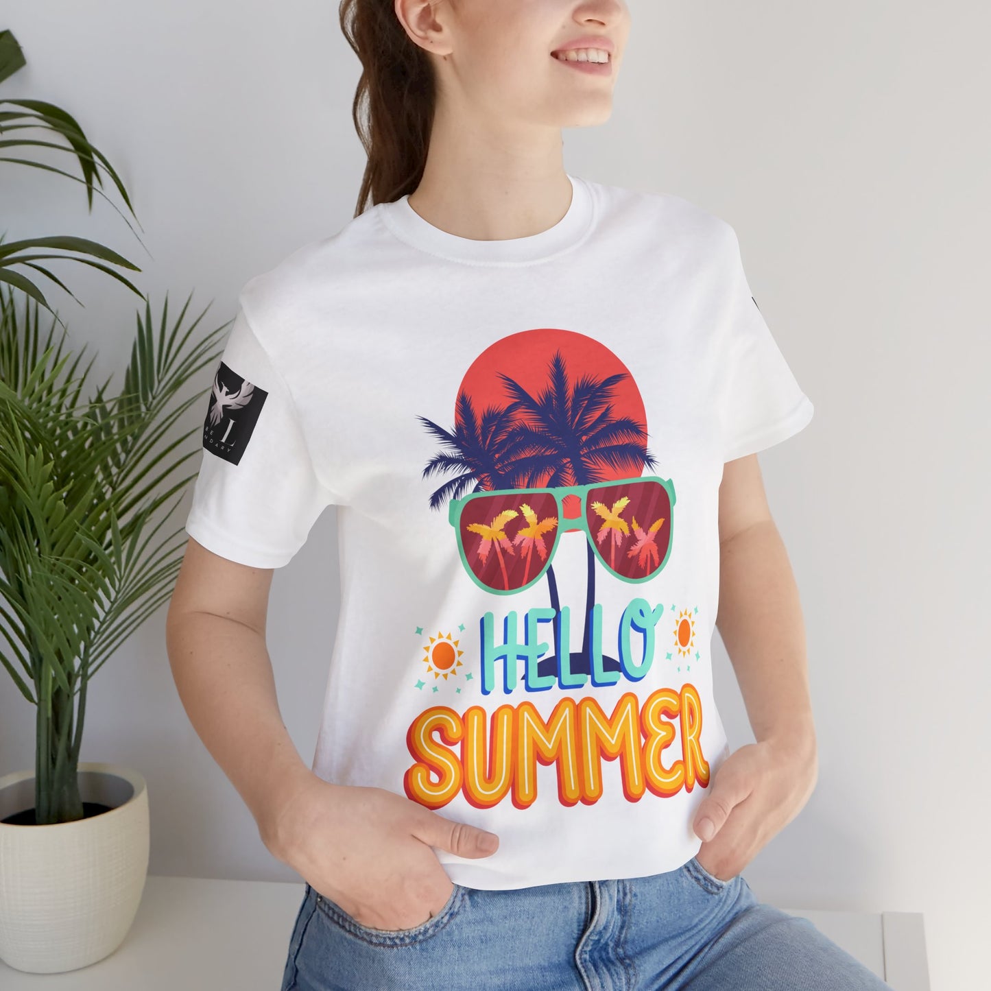 Be Legendary "Hello Summer" Unisex Jersey Short Sleeve Tee - Perfect Beachwear for Summer Celebrations