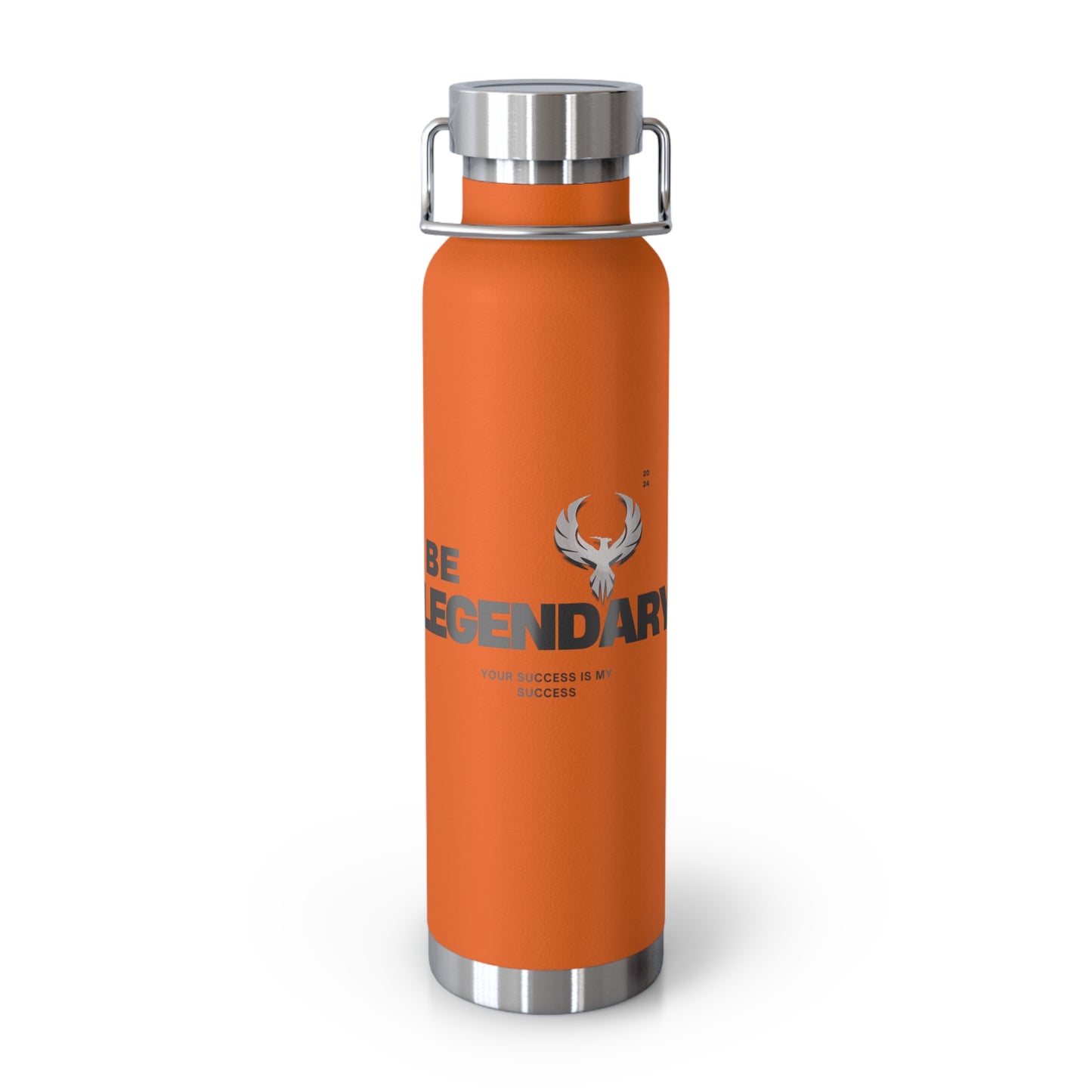 Be Legendary "Holy Grail" Inspirational Copper Vacuum Insulated Bottle - 22oz, ‘Be Legendary’ Design