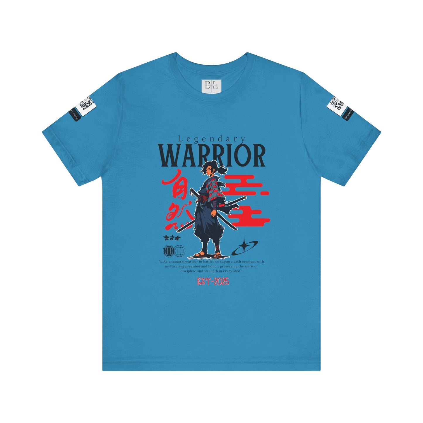 Samurai Warrior Unisex Tee - Bold Graphic T-Shirt for Anime Fans