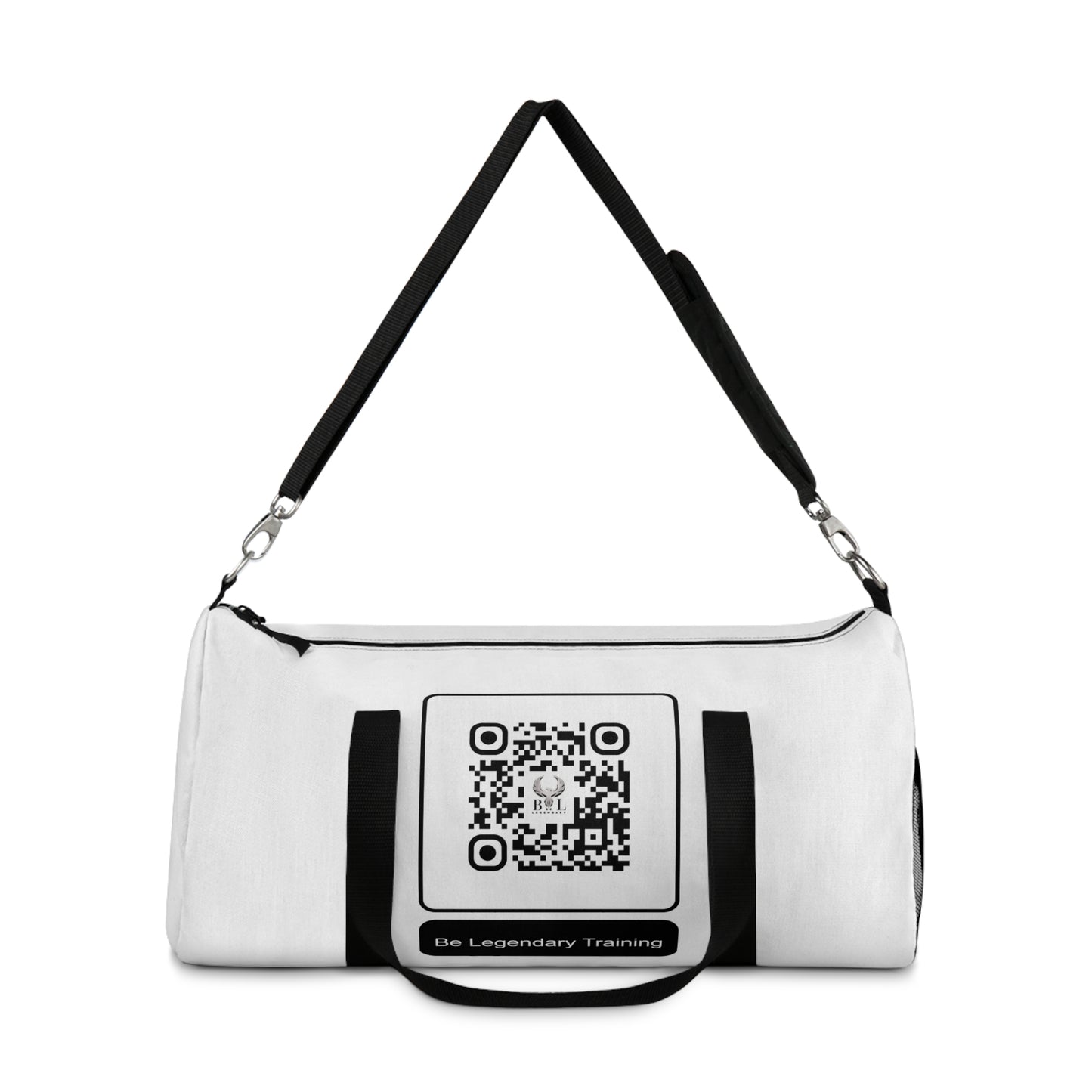 Be Legendary Training Duffel Bag - Stylish Gym & Travel Bag with QR Code