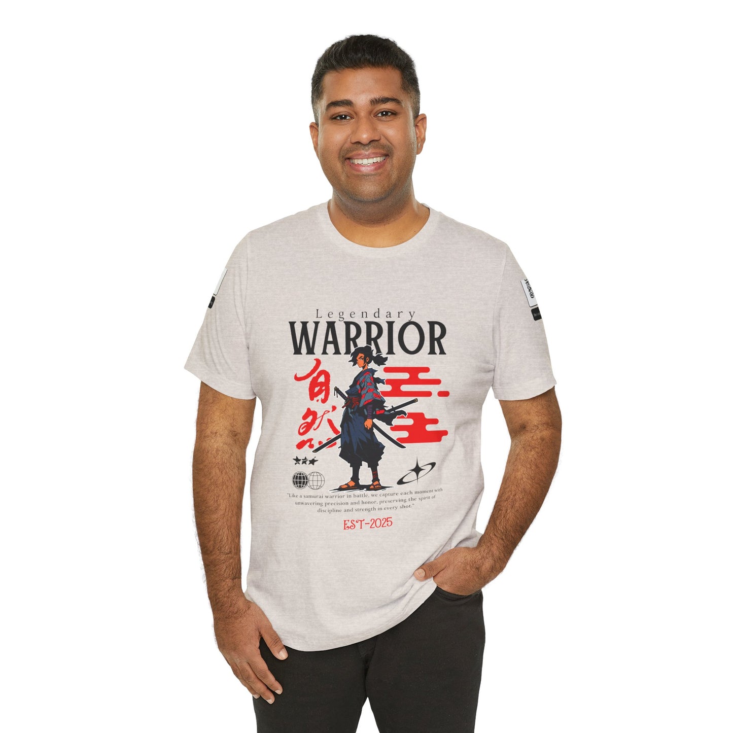 Samurai Warrior Unisex Tee - Bold Graphic T-Shirt for Anime Fans