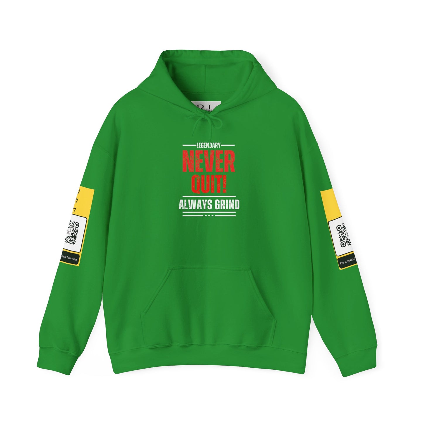 Be Legendary "American Mind State" Grind Hoodie - Unisex Heavy Blend™ Sweatshirt with Motivational Design