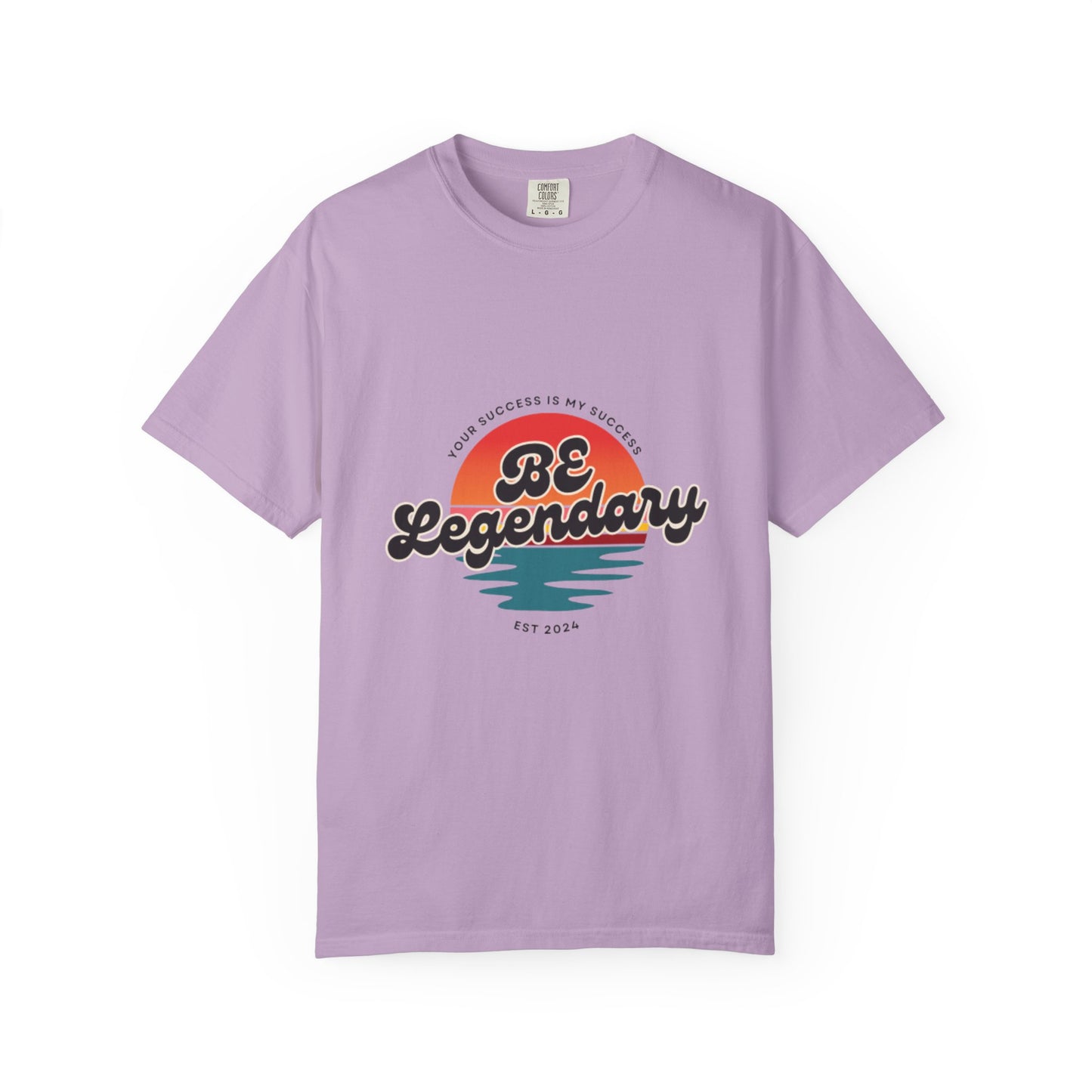 Be Legendary Unisex "Walk On Water" -Dyed T-Shirt – Motivational Tee for Success
