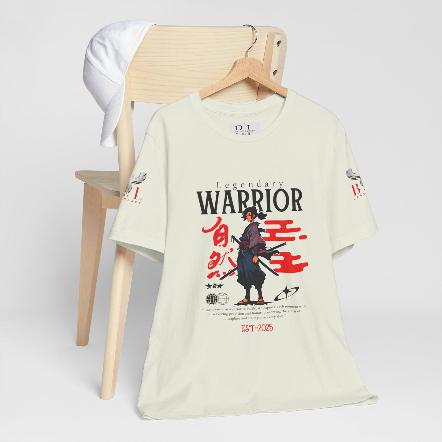 Be Legendary "Samurai Warrior" Unisex Tee – Legendary 2025 Graphic T-Shirt