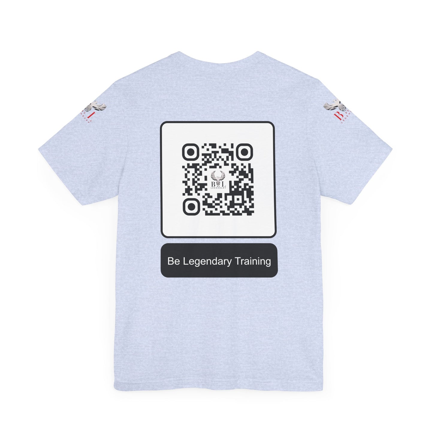 Be Legendary "Nobility" Power Unisex Tee - Inspiring Short Sleeve Shirt with QR Code