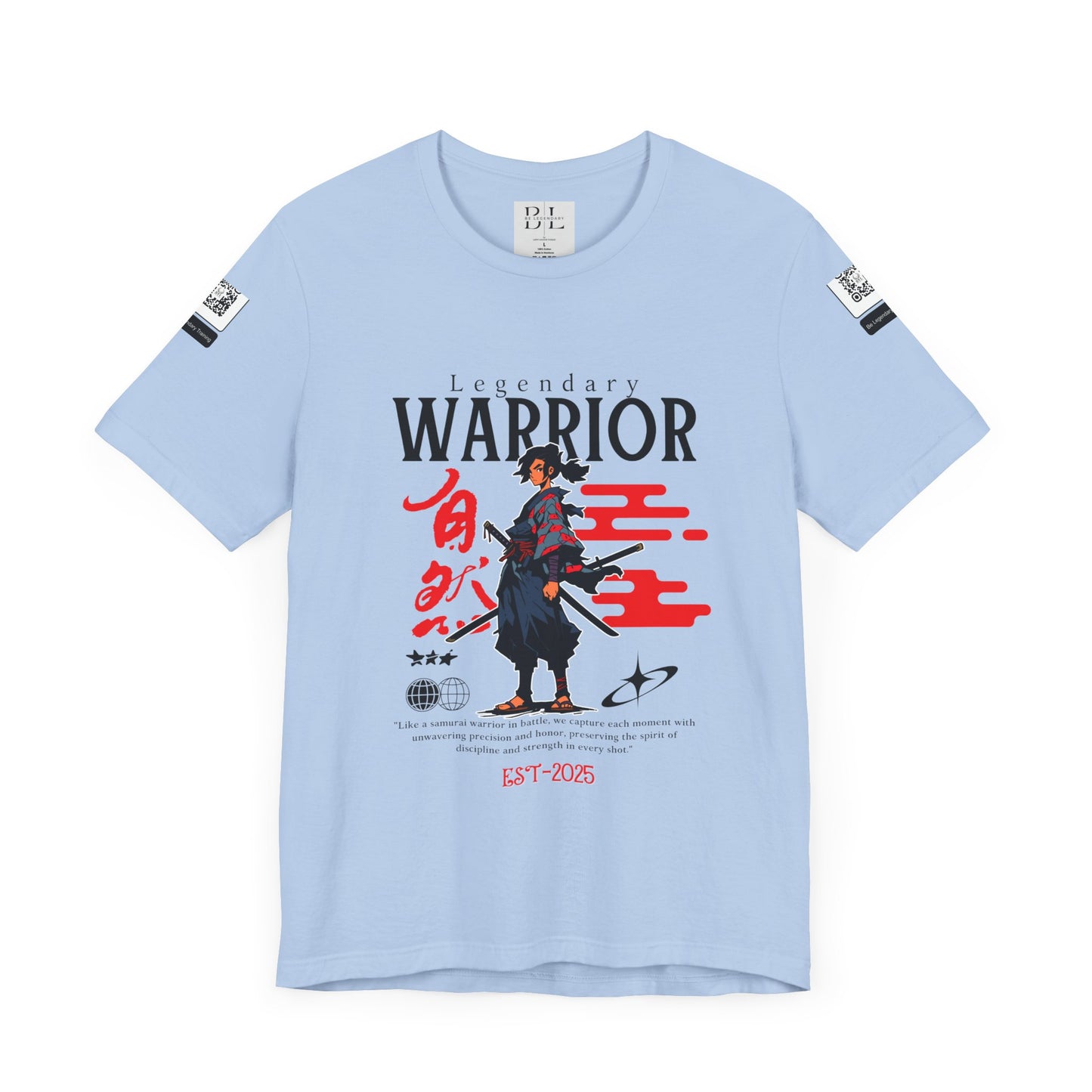 Samurai Warrior Unisex Tee - Bold Graphic T-Shirt for Anime Fans