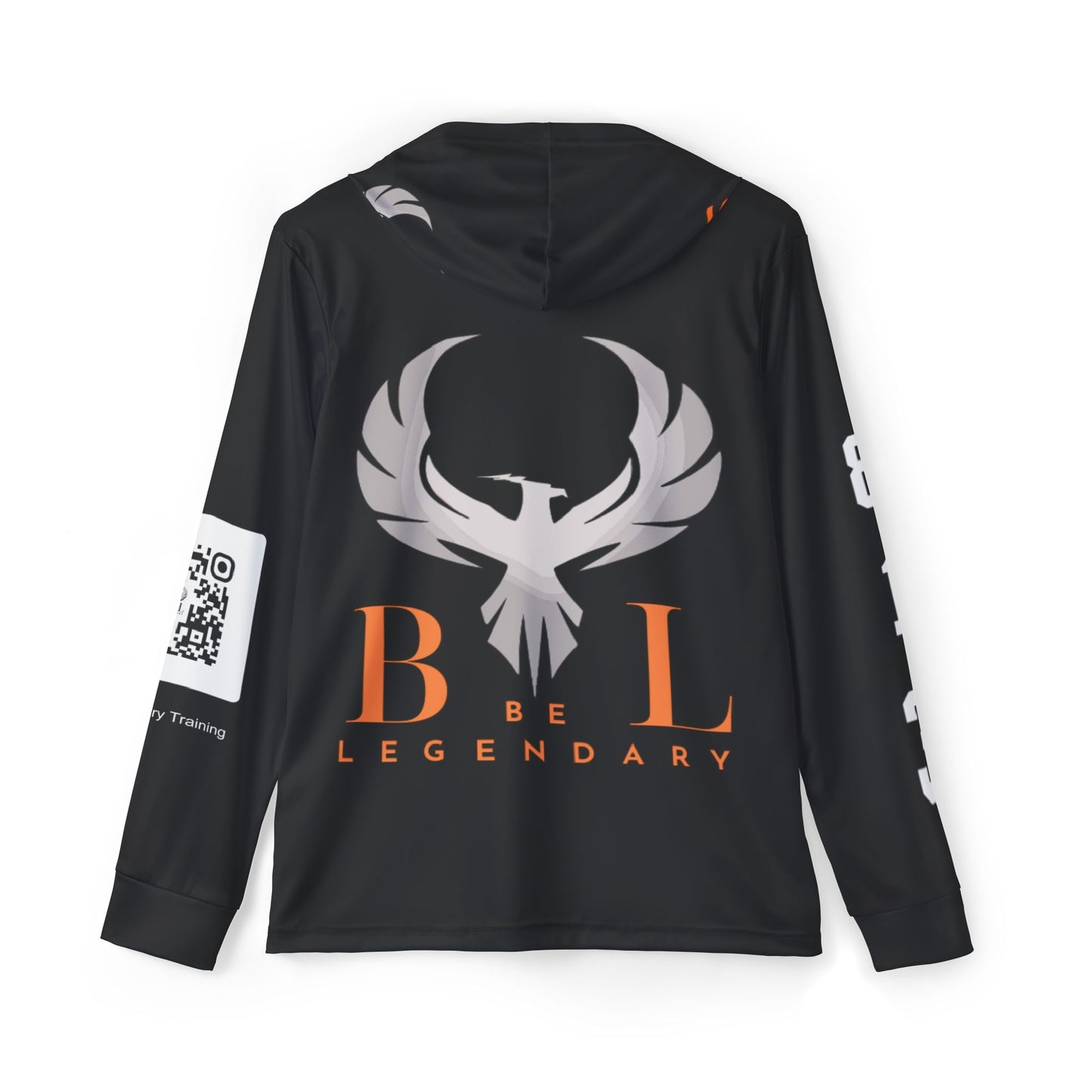 Be Legendary "Rep Ur Hood" Men's Sports Warmup Hoodie - Legendary 'Never Quit' Motivation Gear