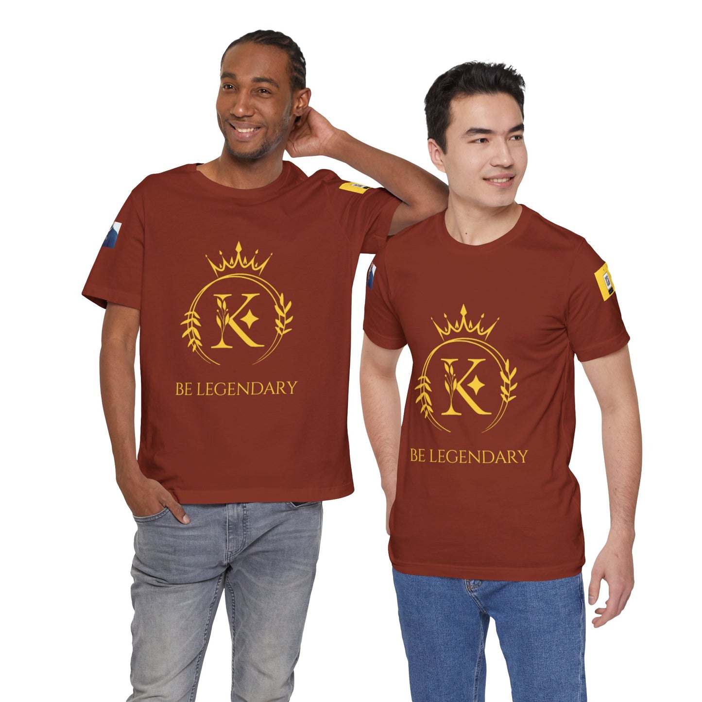 Be Legendary "The Risen" Unisex Jersey Tee - Inspirational Design for Active Lifestyle