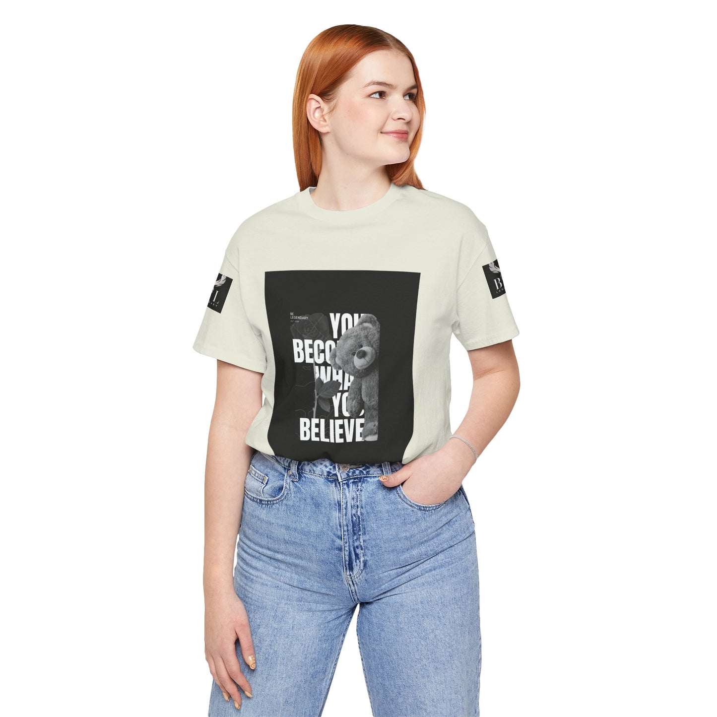Be Legendary "T-Bear" Motivational Unisex Tee - "You Become What You Believe"