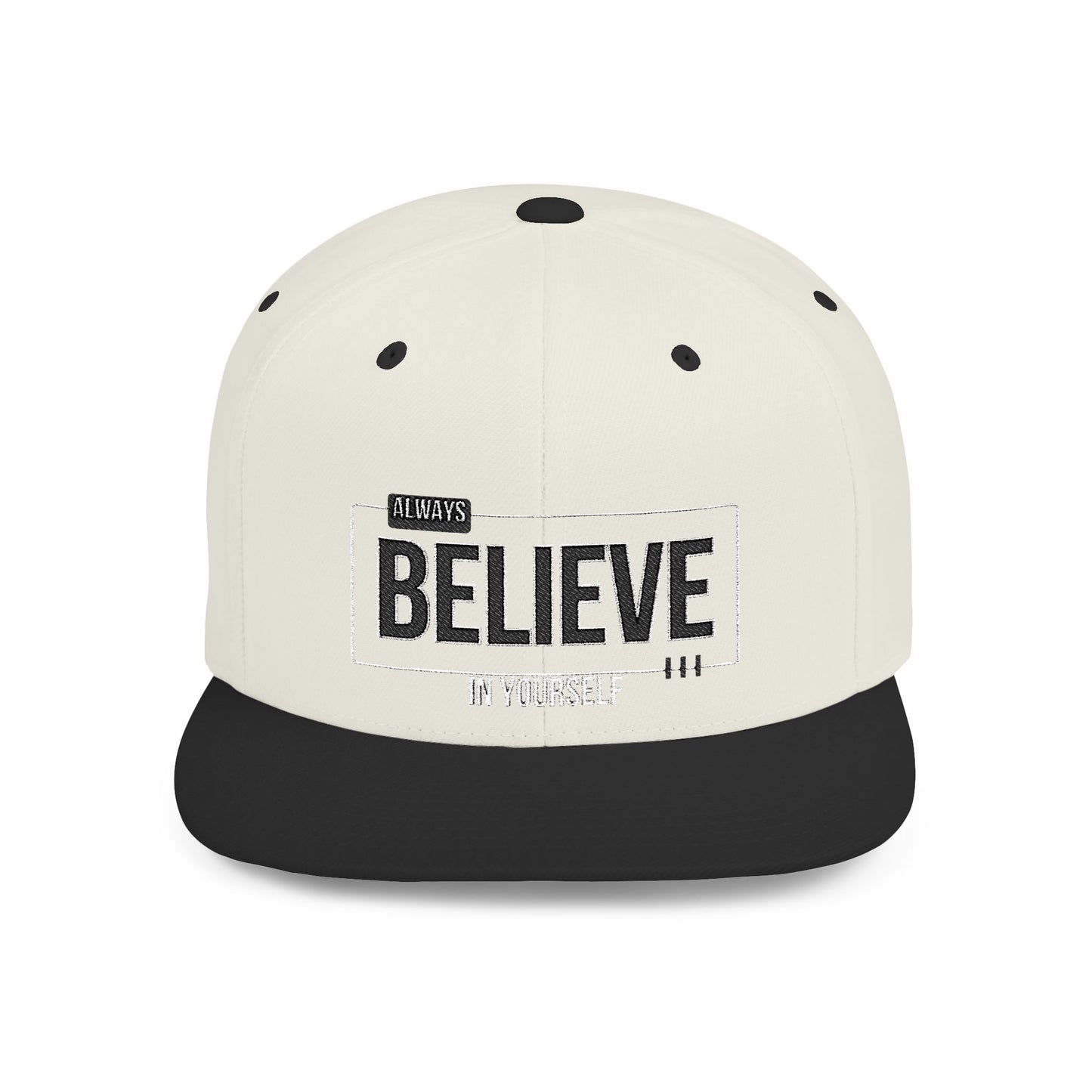 Be Legendary "The Devotional" Motivational Flat Bill Snapback Hat - Always Believe in Yourself