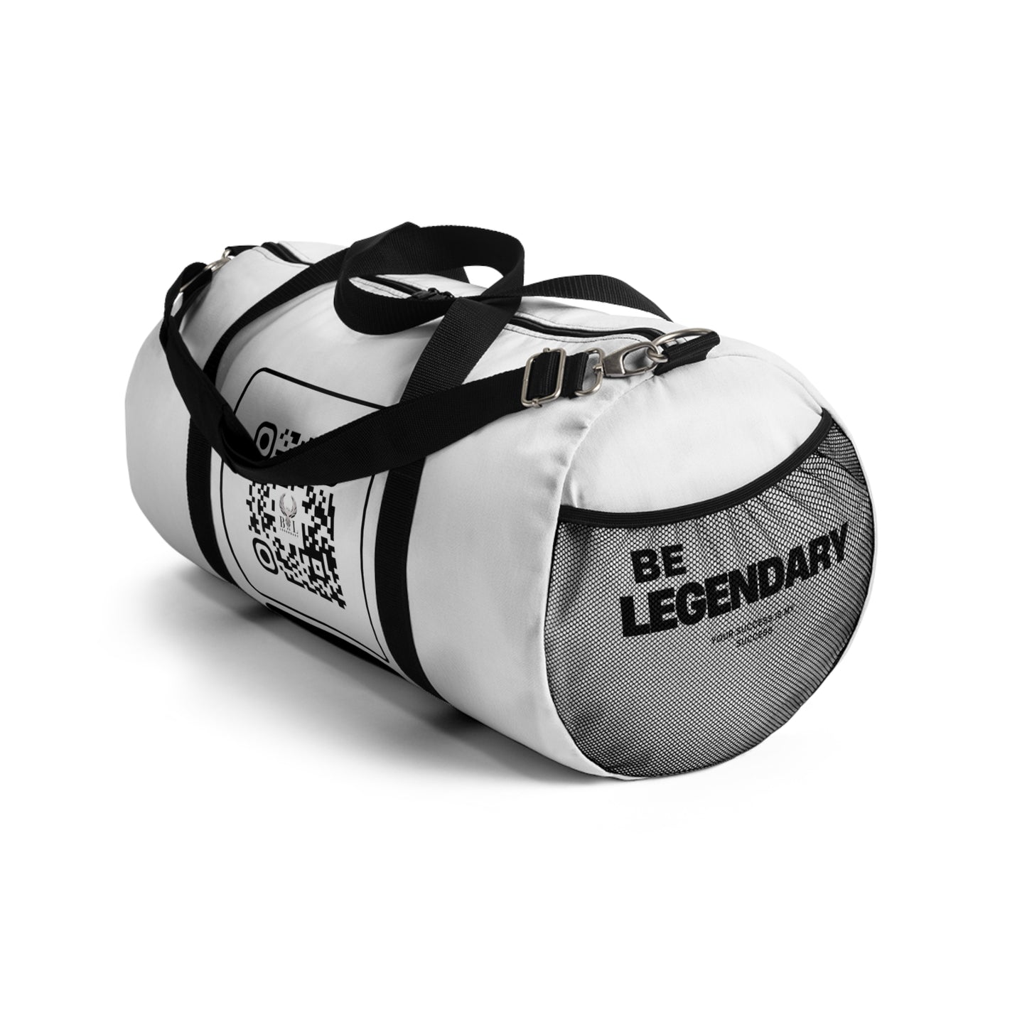 Be Legendary Training Duffel Bag - Stylish Gym & Travel Bag with QR Code
