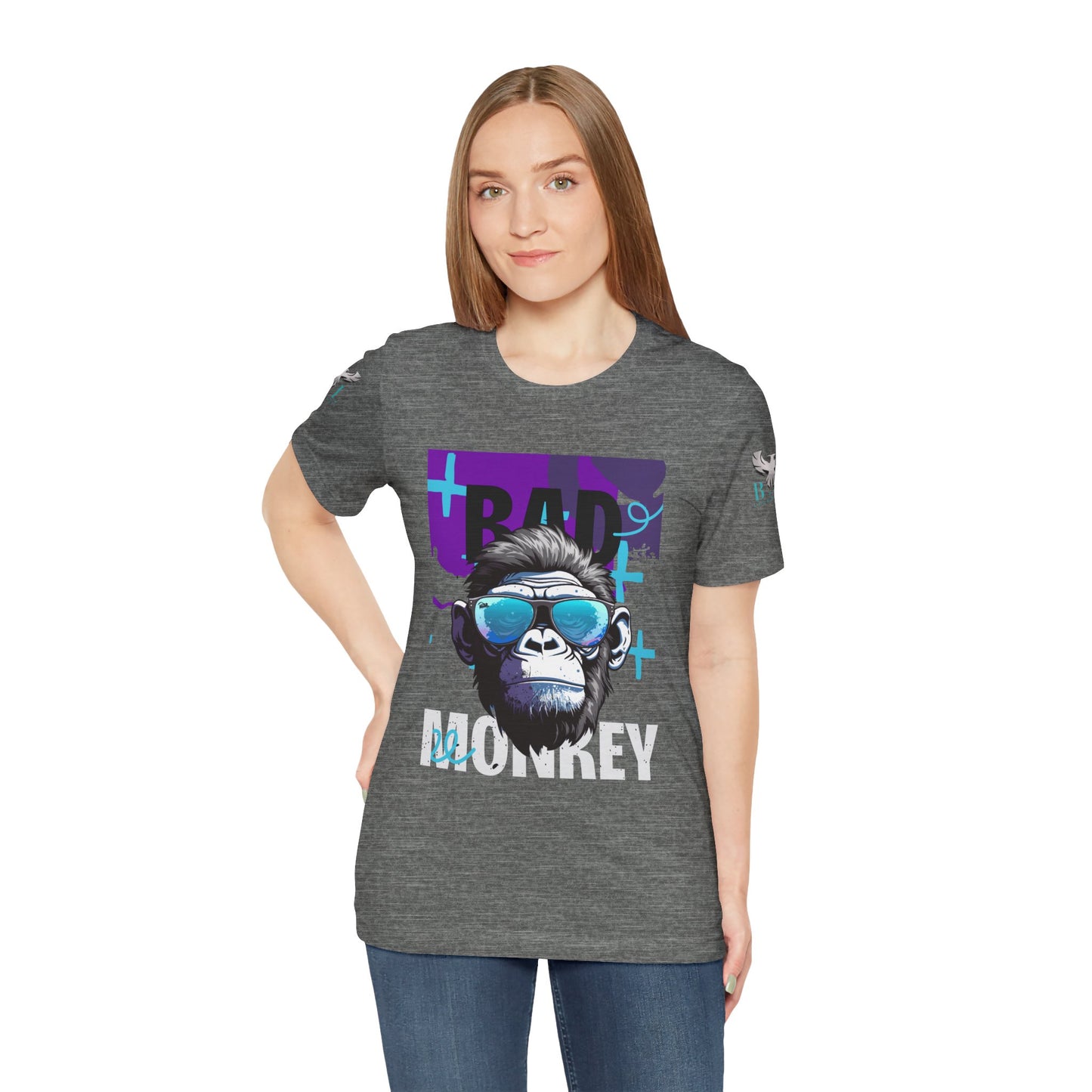 Be Legendary Cool Bad Monkey Tee - Unisex Short Sleeve Graphic Shirt