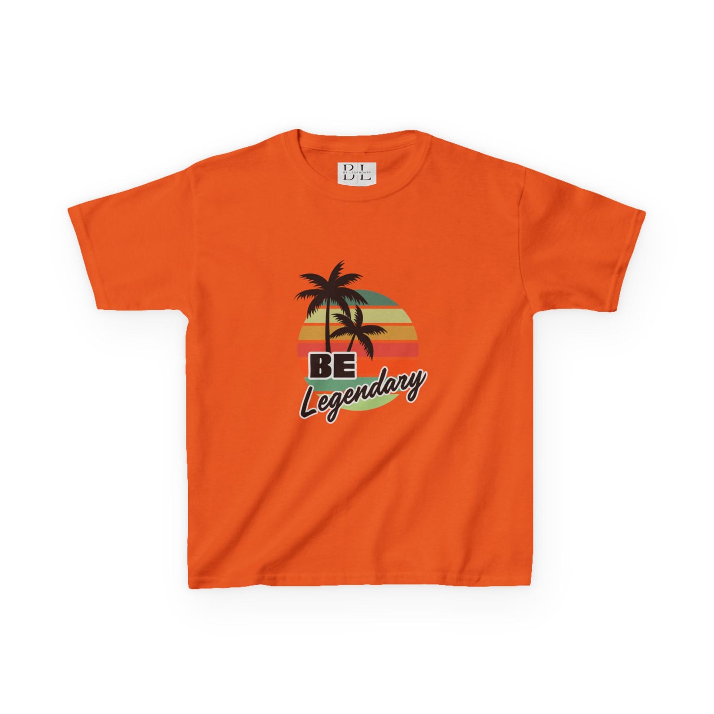 Kids 'Be Legendary' "Palm Sunday" Tee - Fun Summer Vibes for Young Adventurers