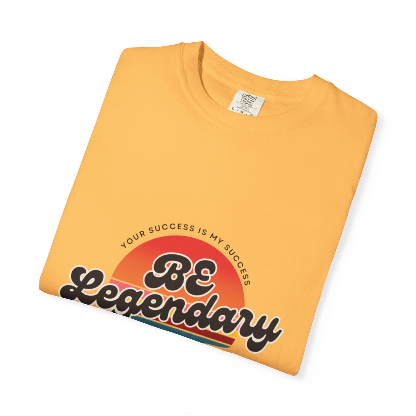 Be Legendary Unisex "Walk On Water" -Dyed T-Shirt – Motivational Tee for Success