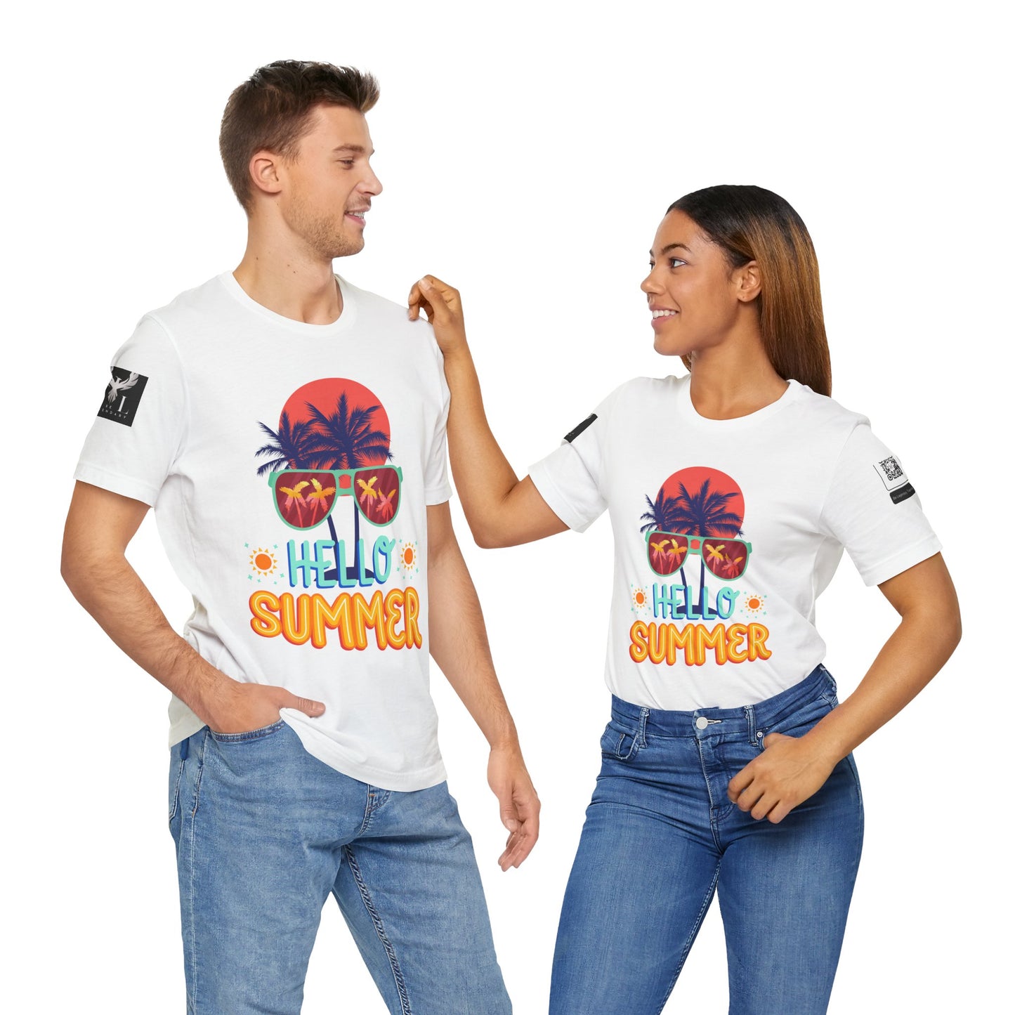 Be Legendary "Hello Summer" Unisex Jersey Short Sleeve Tee - Perfect Beachwear for Summer Celebrations