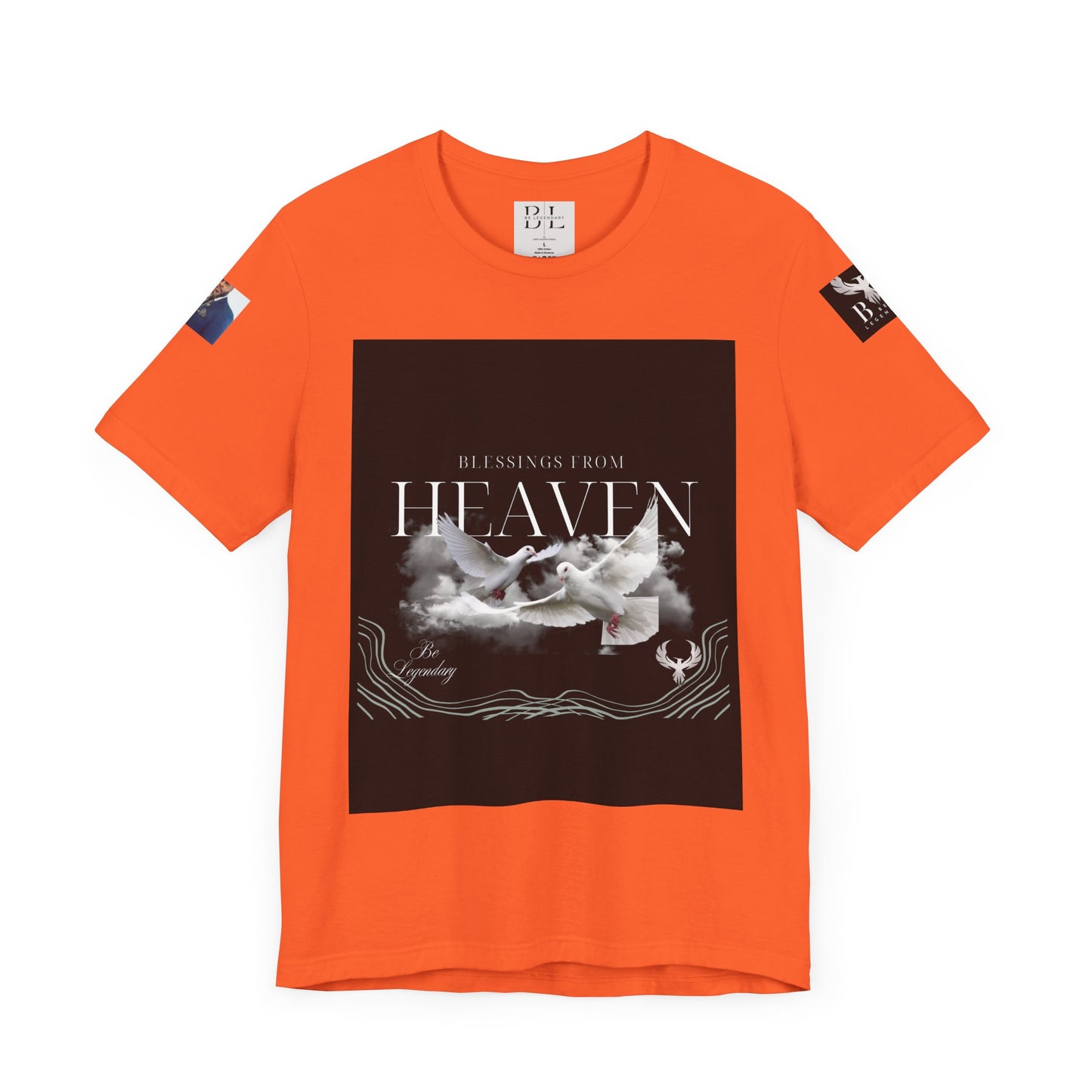 Be Legendary "When Doves Fly" Unisex Heavenly Doves Jersey Short Sleeve Tee