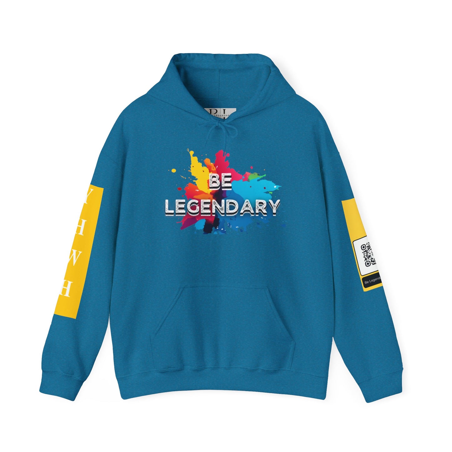 Be Legendary "The Passover" Hooded Sweatshirt - Unisex Heavy Blend with Colorful Splash Design