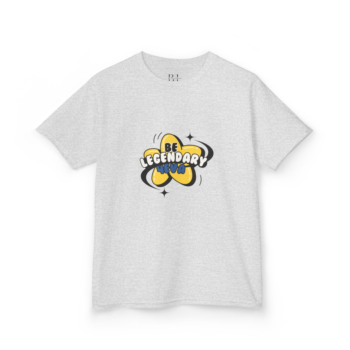 "Kids" Be Legendary Heavy "Star Bright" Cotton Tee – Fun & Inspirational T-Shirt for Young Dreamers