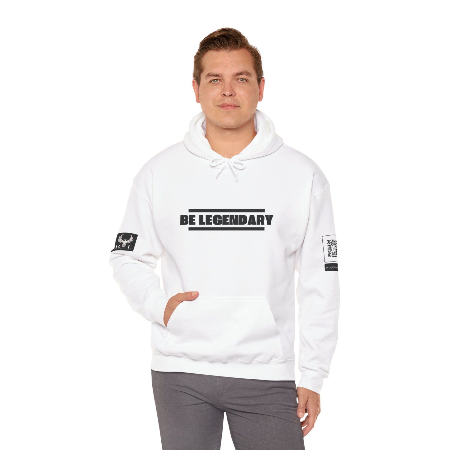 Be Legendary Unisex "The Statement" Heavy Blend Hoodie - Empowering Streetwear for Everyday Style