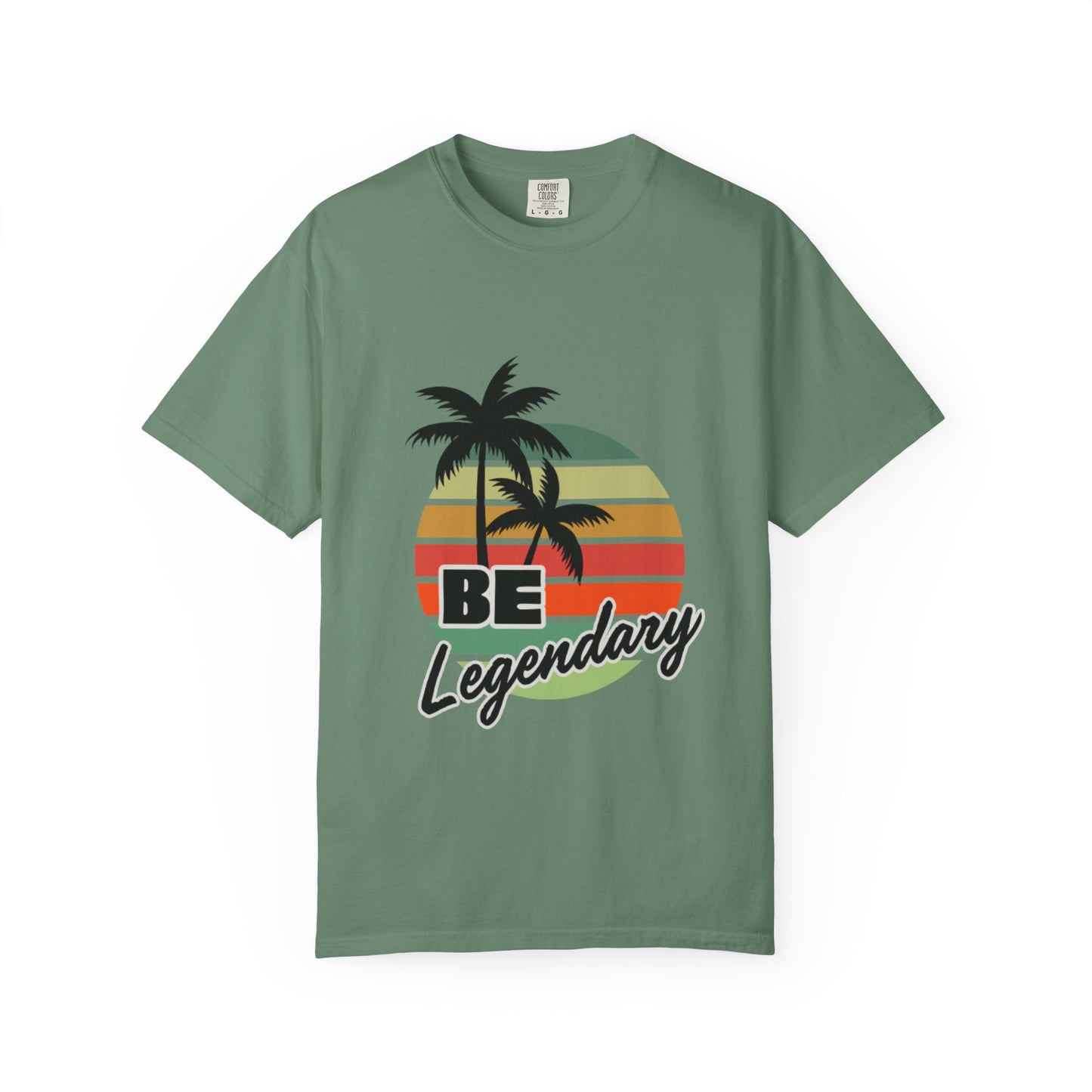 Be Legendary Unisex "Palm Sunday" Garment-Dyed T-Shirt - Perfect for Summer Vibes