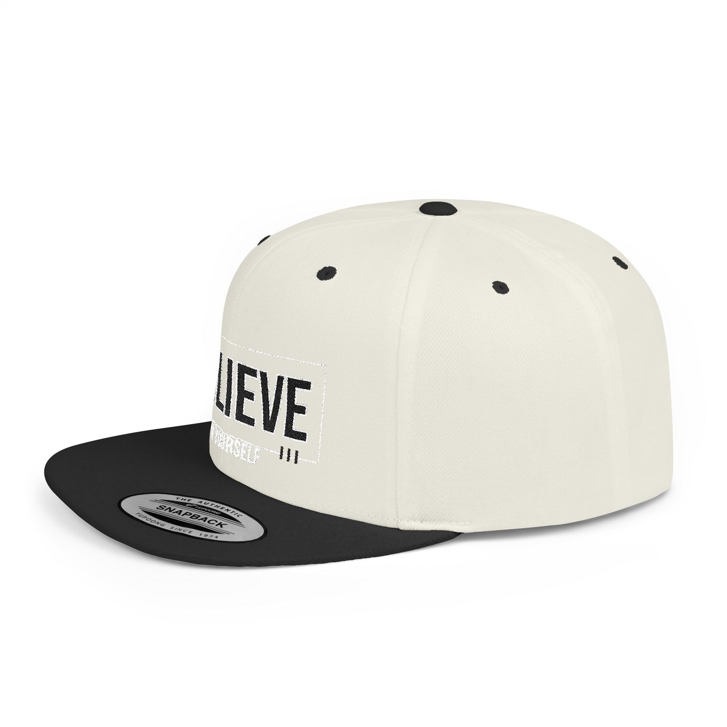 Be Legendary "The Devotional" Motivational Flat Bill Snapback Hat - Always Believe in Yourself