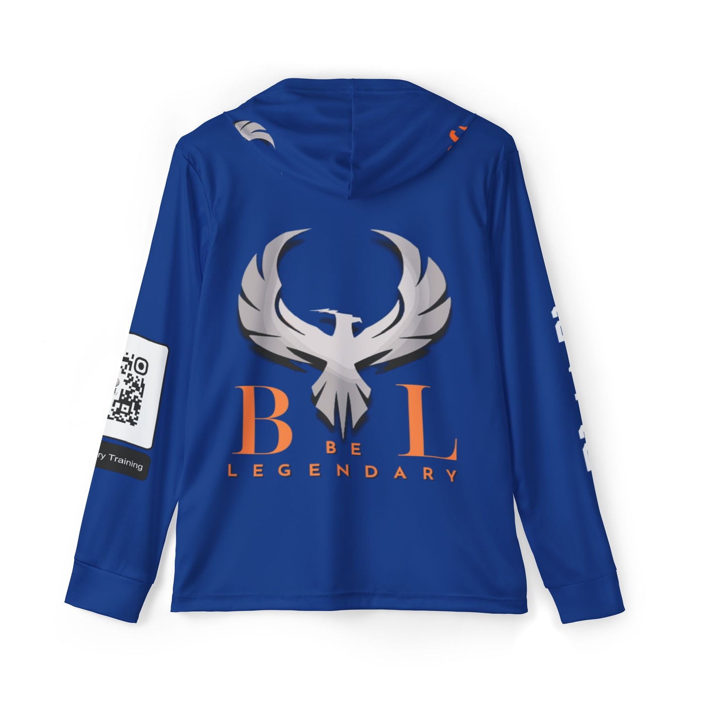 Be Legendary "Rep Ur Hood" Men's Never Quit Sports Warmup Hoodie (AOP)