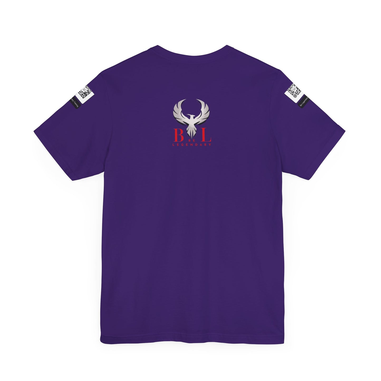 Be Legendary "Never Quit" Unisex Tee - Motivational Short Sleeve Shirt