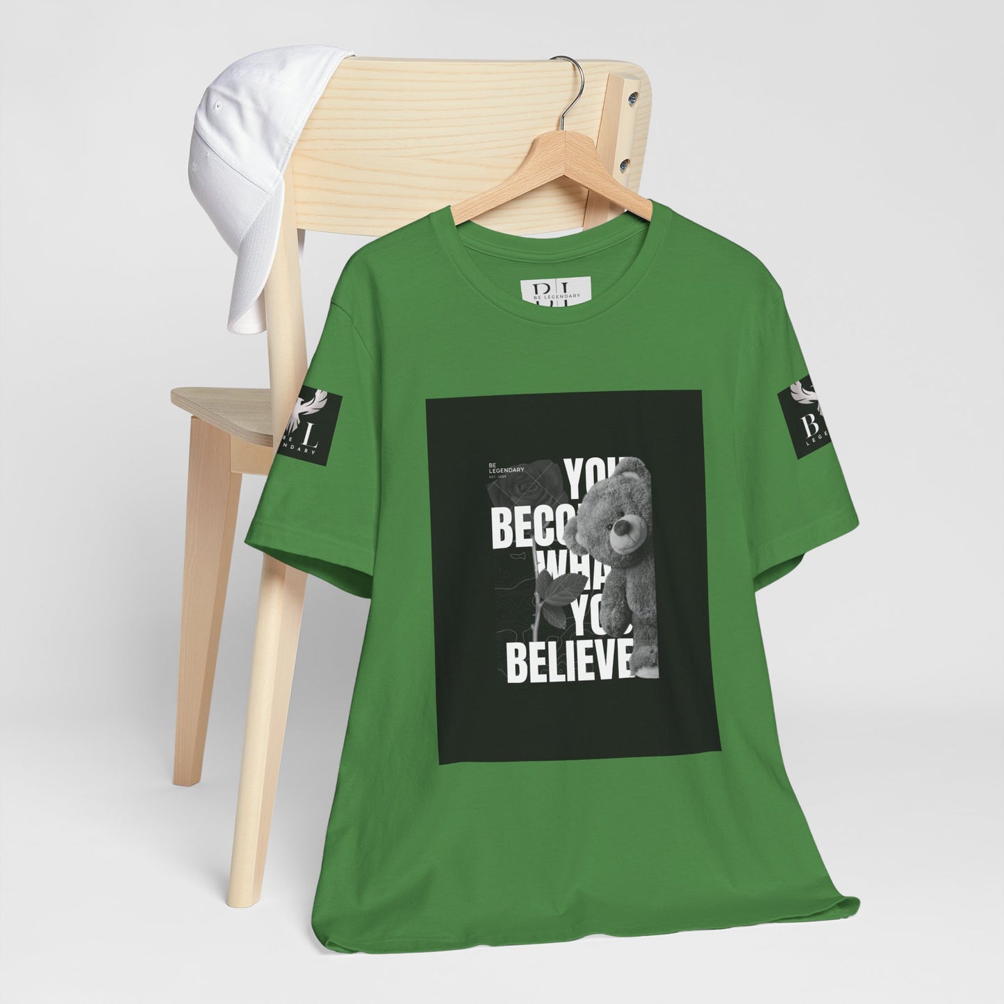 Be Legendary "T-Bear" Motivational Unisex Tee - "You Become What You Believe"