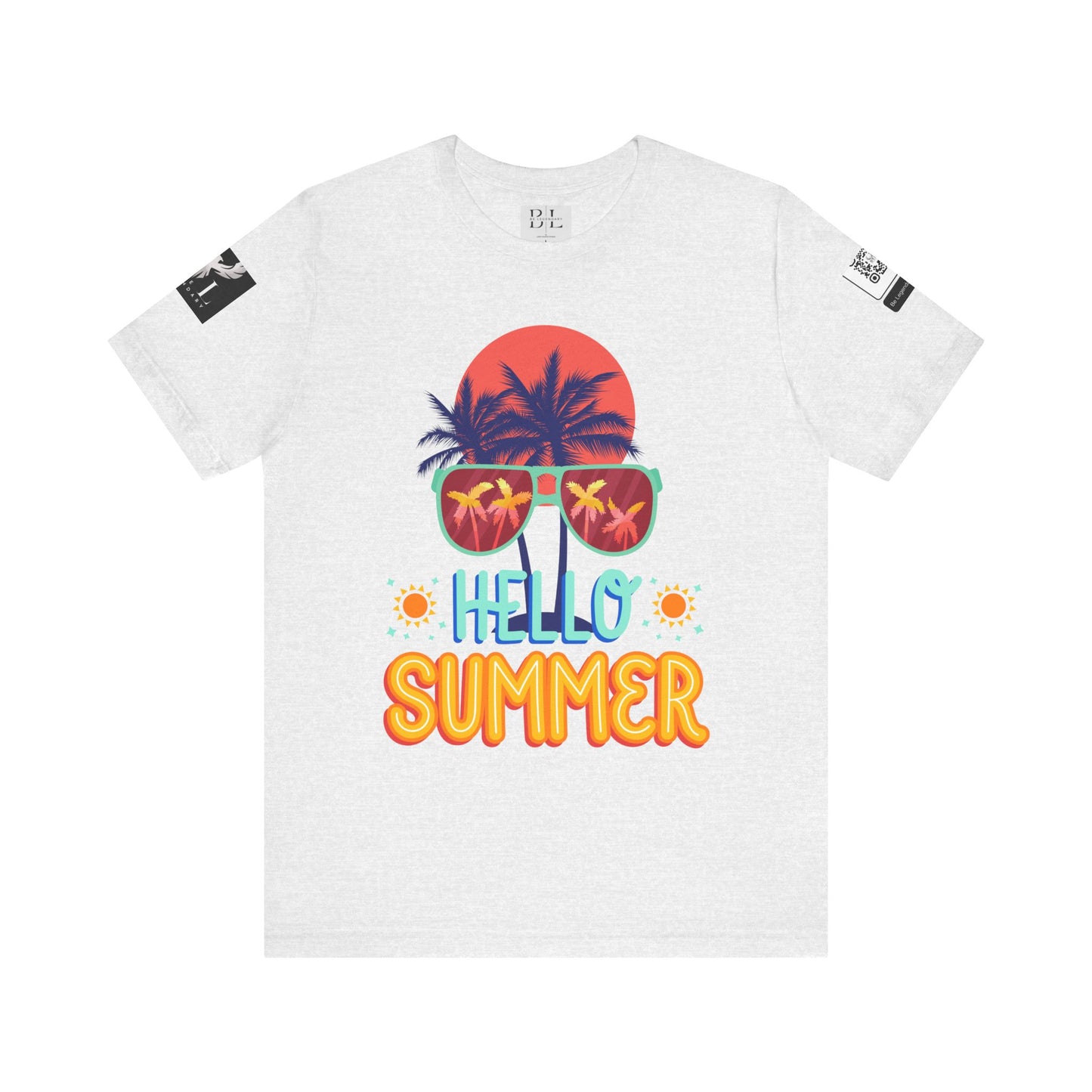 Be Legendary "Hello Summer" Unisex Jersey Short Sleeve Tee - Perfect Beachwear for Summer Celebrations