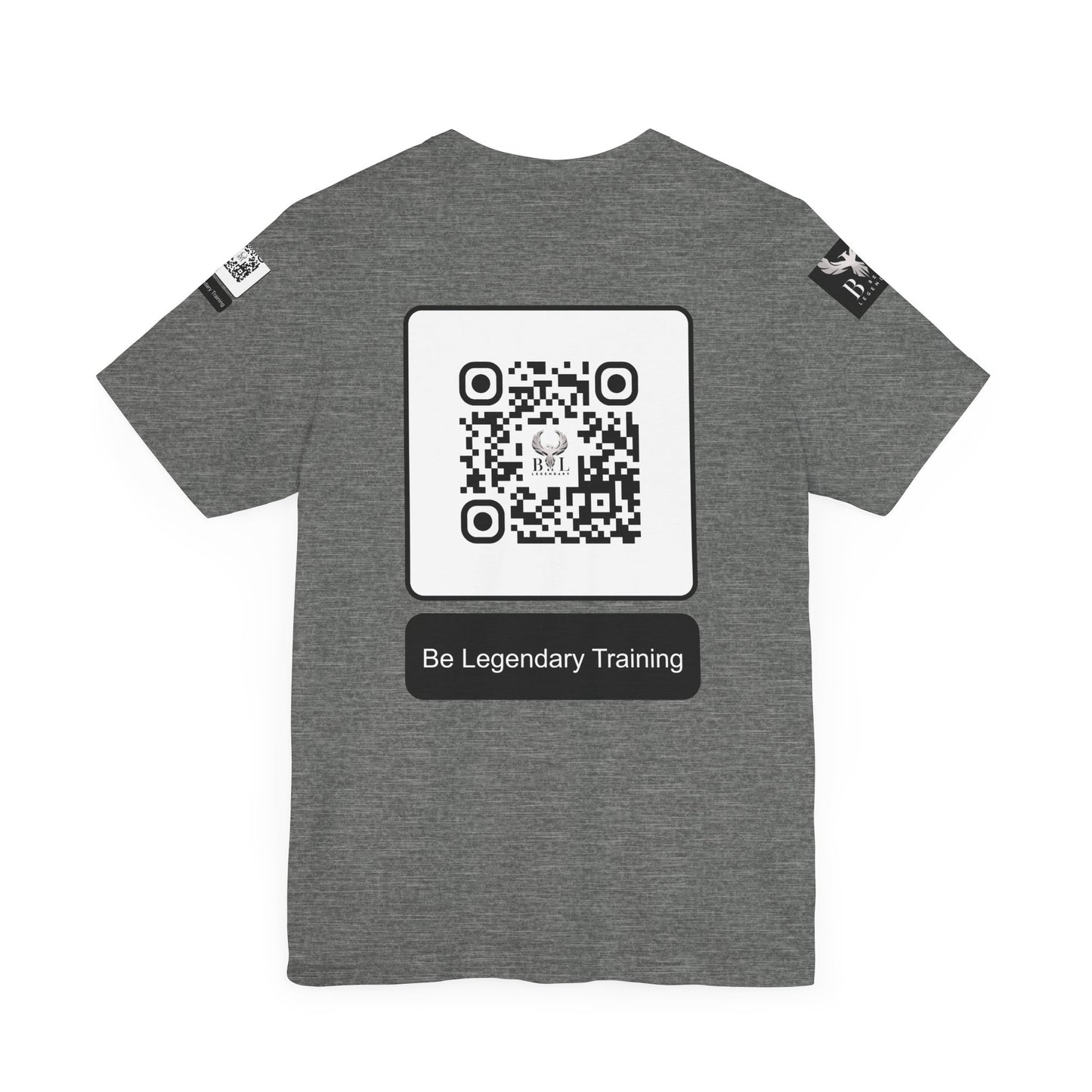 Be Legendary "Heavens View" Vibes Unisex Short Sleeve Tee - Retro Palm Tree Design