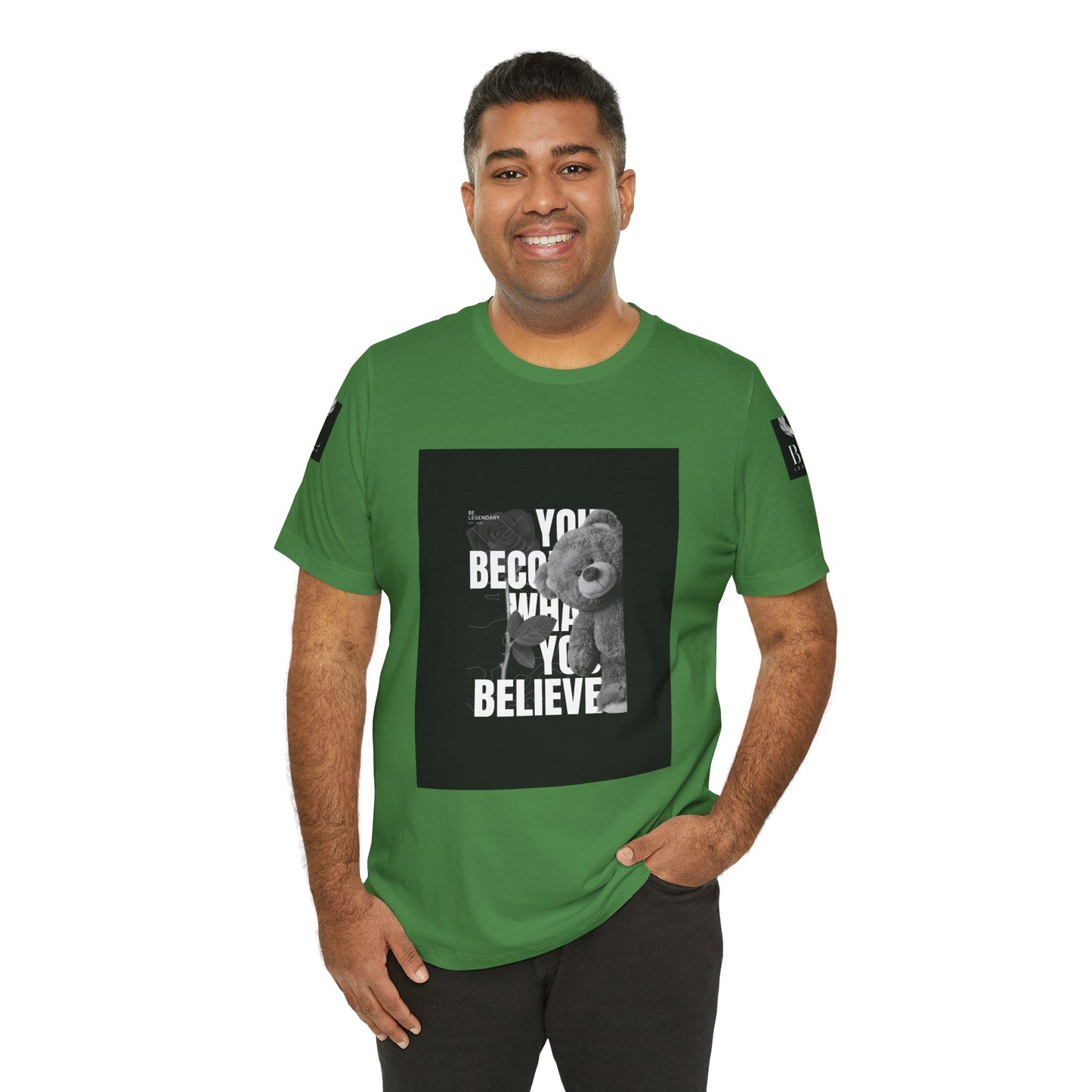 Be Legendary "T-Bear" Motivational Unisex Tee - "You Become What You Believe"