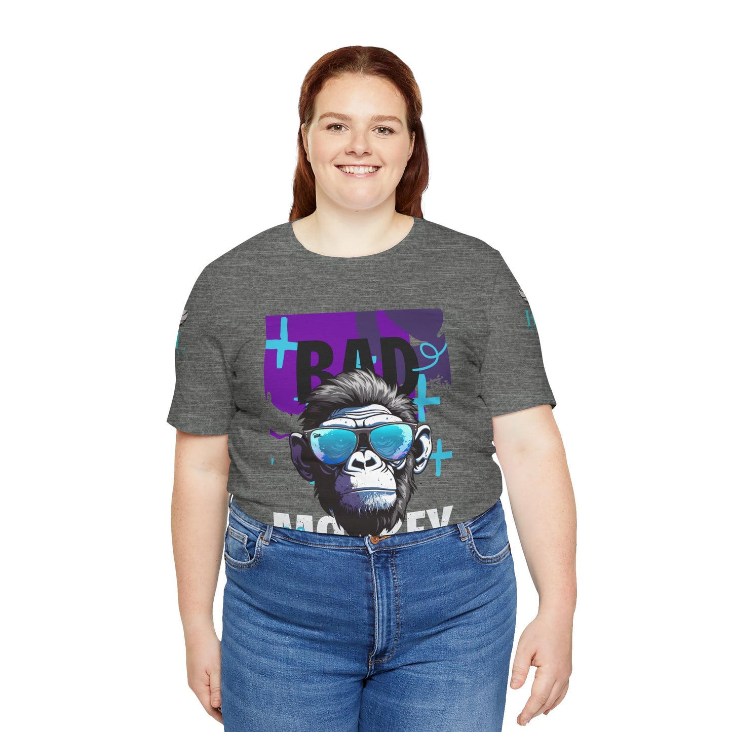 Be Legendary Cool Bad Monkey Tee - Unisex Short Sleeve Graphic Shirt