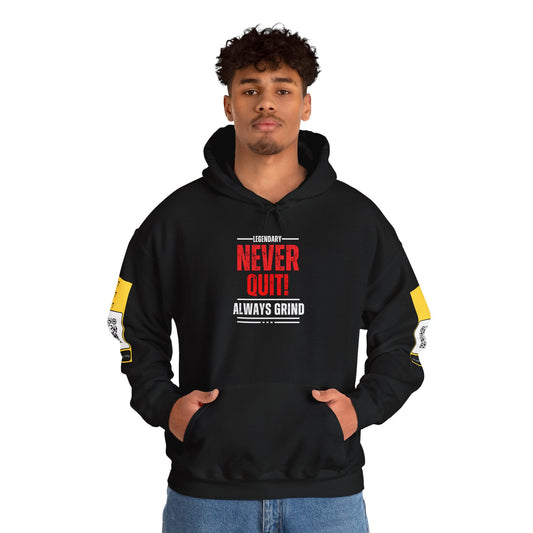 Be Legendary "American Mind State" Grind Hoodie - Unisex Heavy Blend™ Sweatshirt with Motivational Design