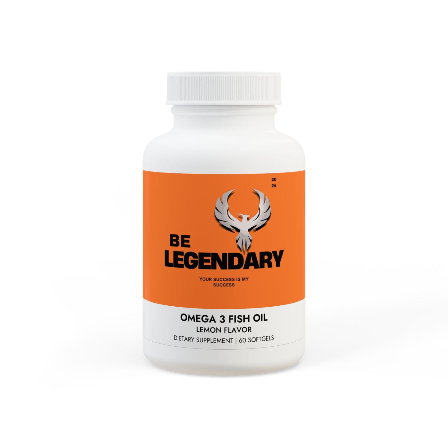 Be Legendary Omega 3 Fish Oil Supplement (60 Soft Gels)