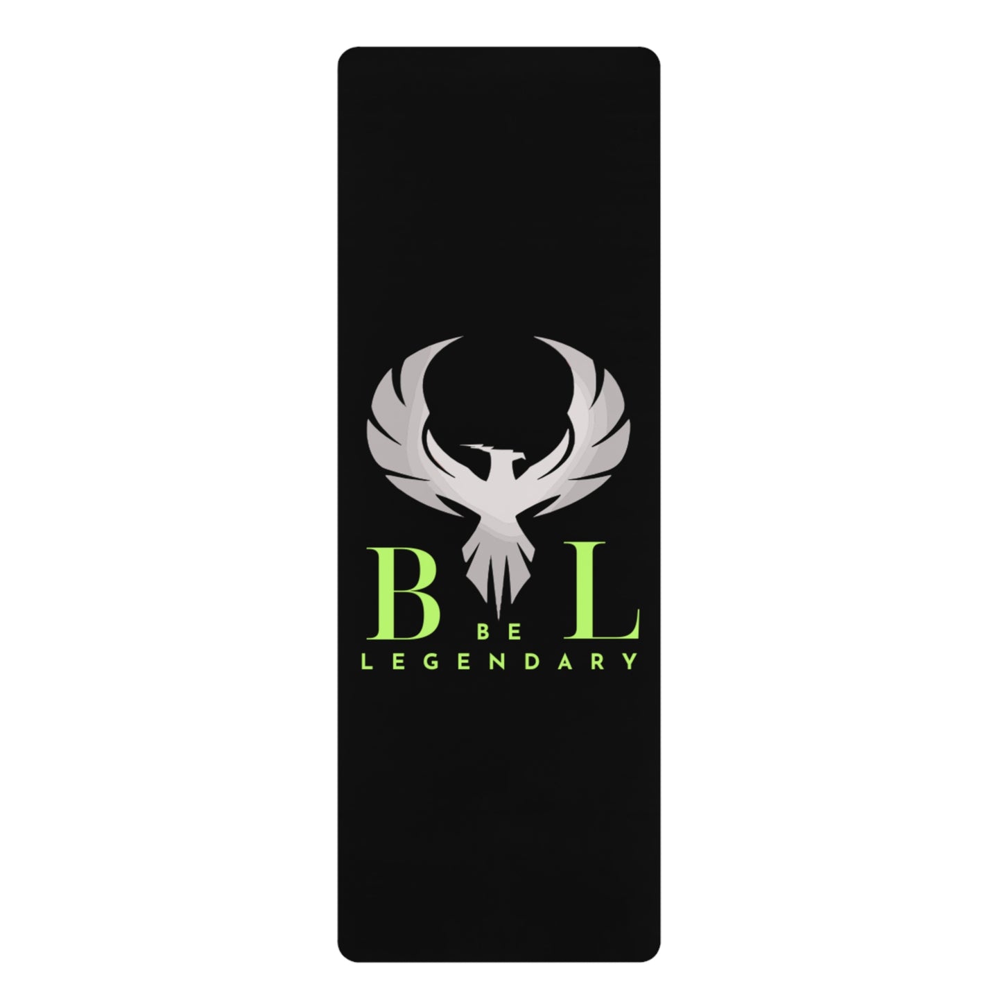 Be Legendary Rubber Yoga Mat - Non-Slip Fitness Mat for Home & Studio