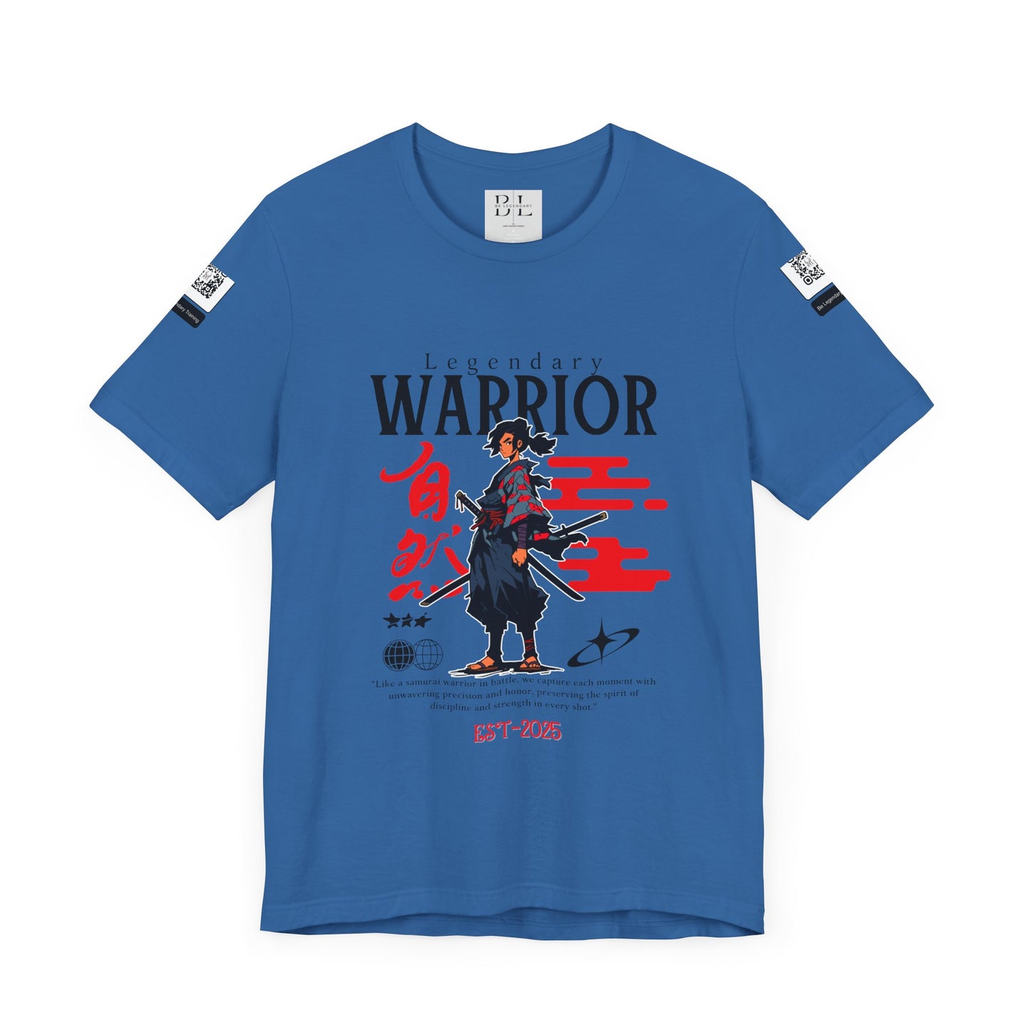 Samurai Warrior Unisex Tee - Bold Graphic T-Shirt for Anime Fans