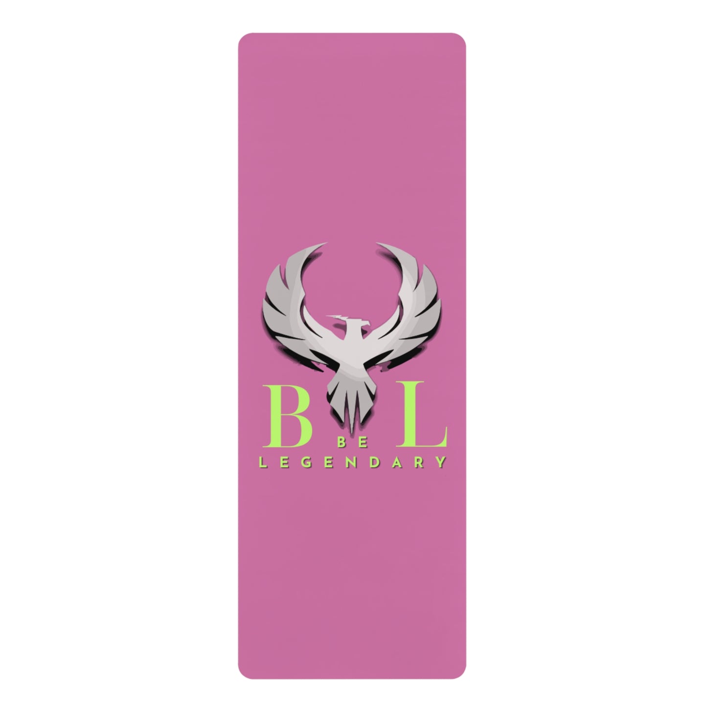 Be Legendary Rubber Yoga Mat - Comfort & Style for Your Practice