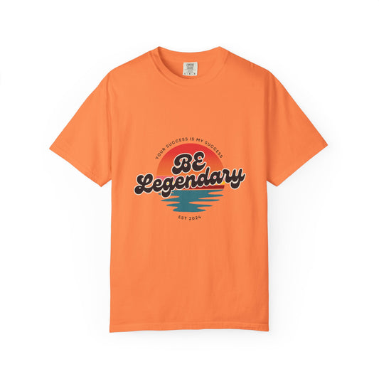 Be Legendary Unisex "Walk On Water" -Dyed T-Shirt – Motivational Tee for Success