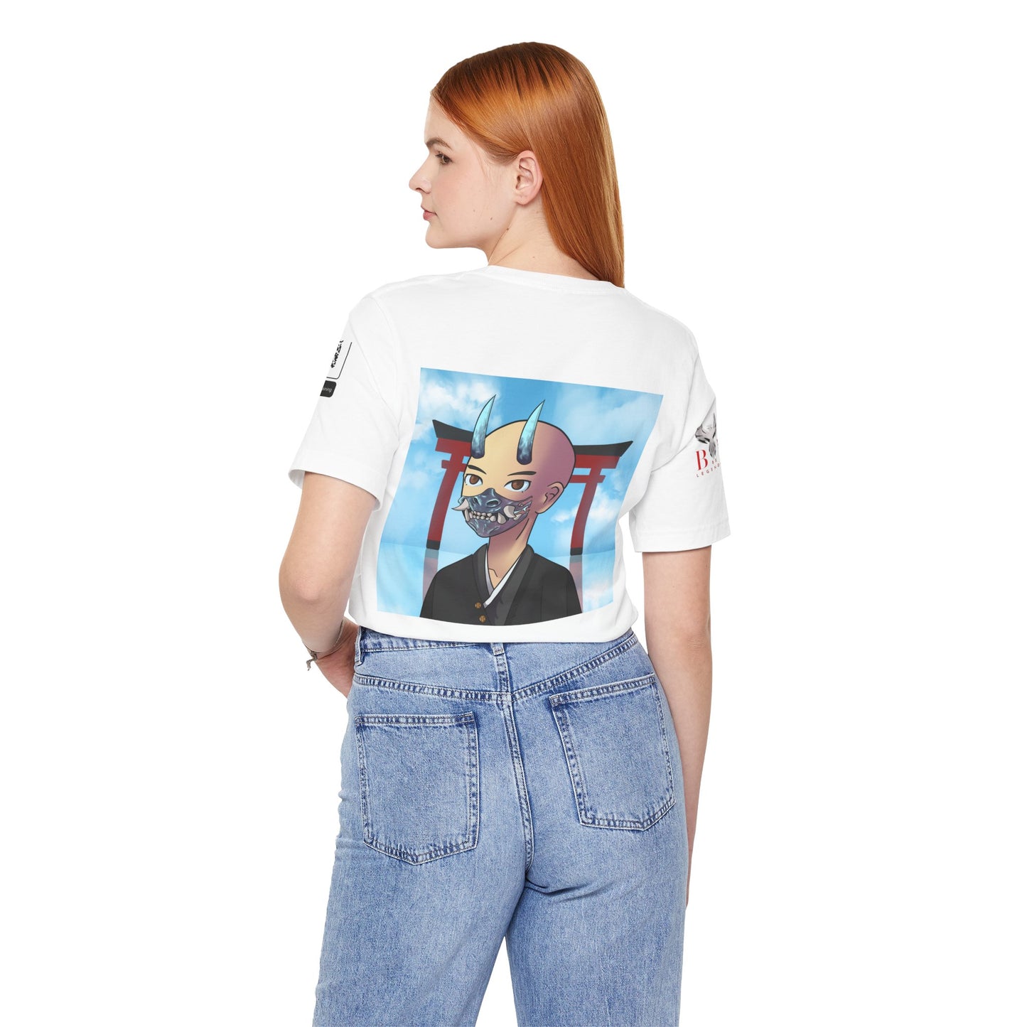 BE LEGENDARY "繁盛 幸運" Hanse Kouun Edition. Unisex Short Sleeve Tee, Graphic T-Shirt, Anime Art Apparel, Casual Wear, Gift for Him/Her