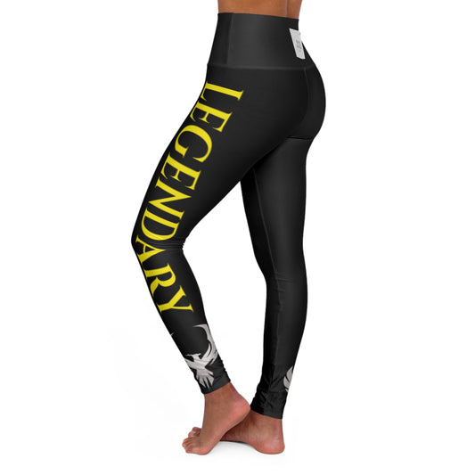 Be Legendary "Good Lawd" High Waisted Yoga Leggings - Stylish & Comfortable Activewear for Fitness Enthusiasts