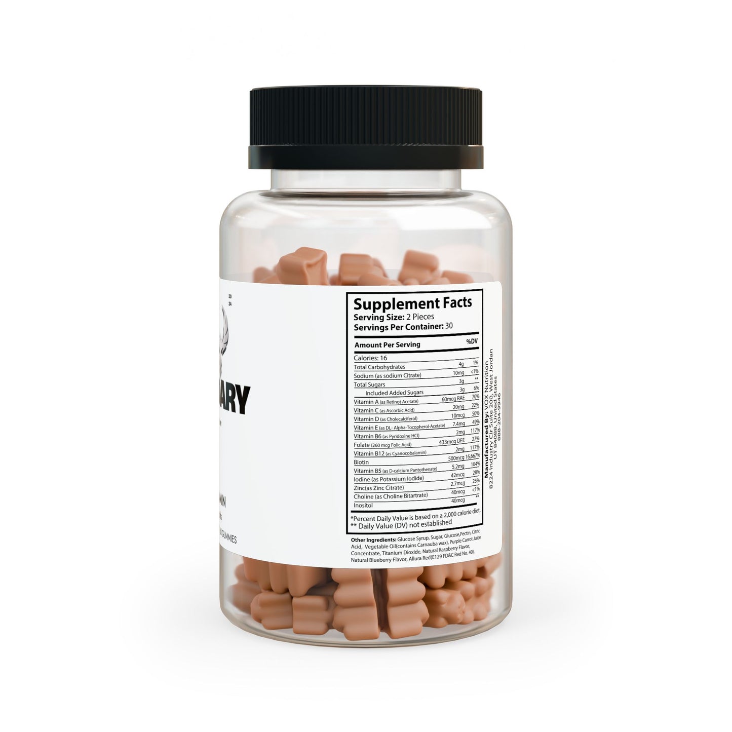 Be Legendary Hair Tonic Vitamin Gummies (60 Gummies)