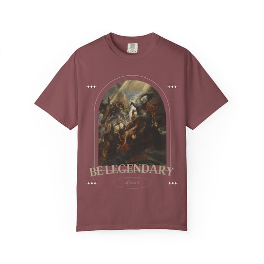 Be Legendary "16 Chapels"Unisex Garment-Dyed T-shirt | Motivational Fitness Tee