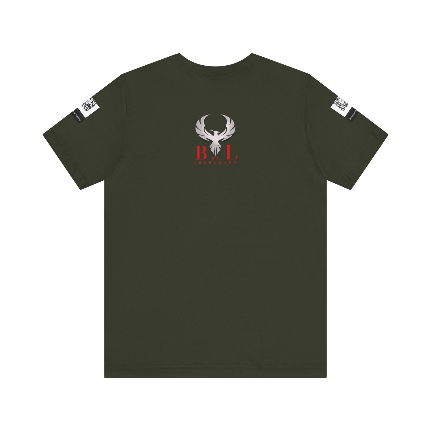 Be Legendary "Never Quit" Unisex Tee - Motivational Short Sleeve Shirt