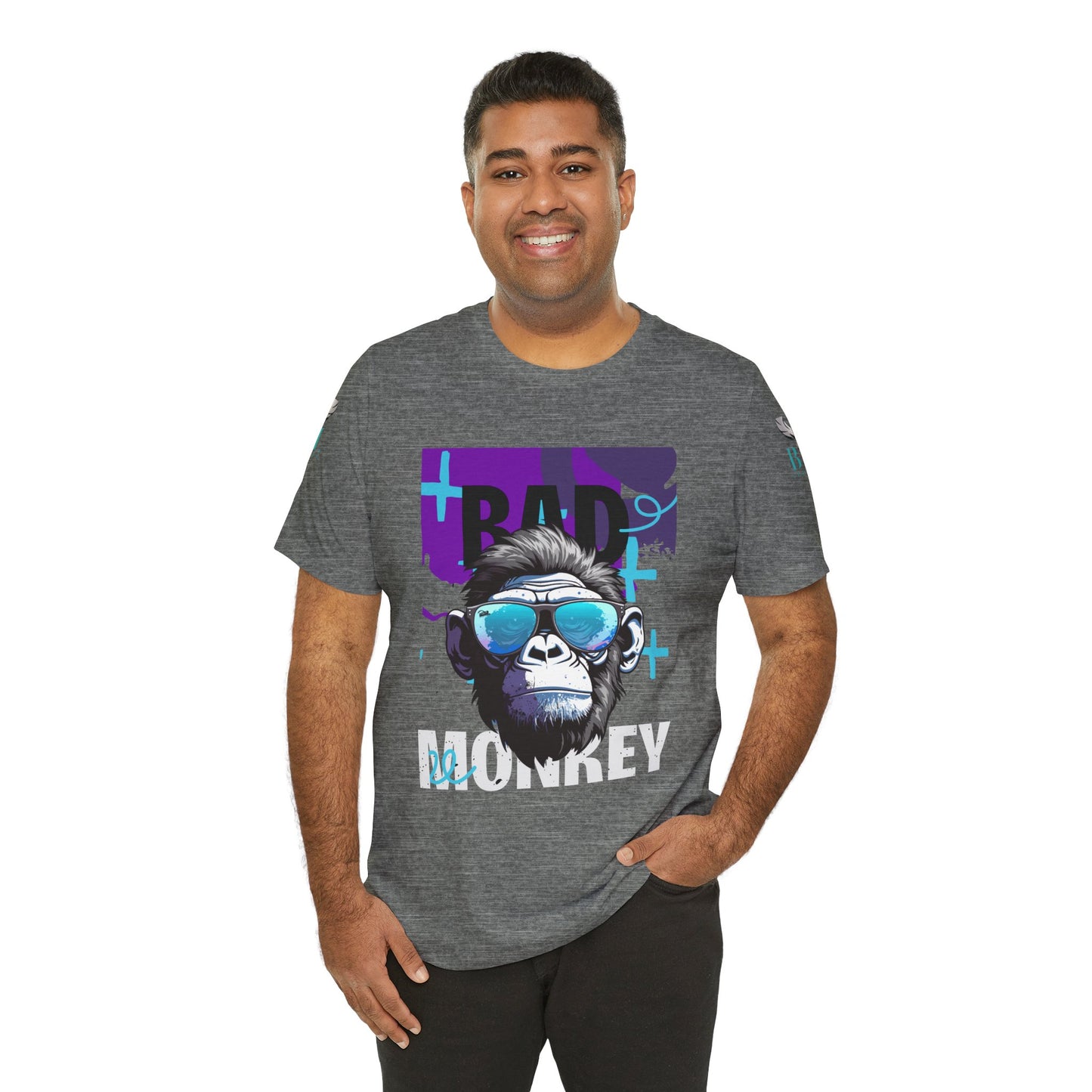 Be Legendary Cool Bad Monkey Tee - Unisex Short Sleeve Graphic Shirt